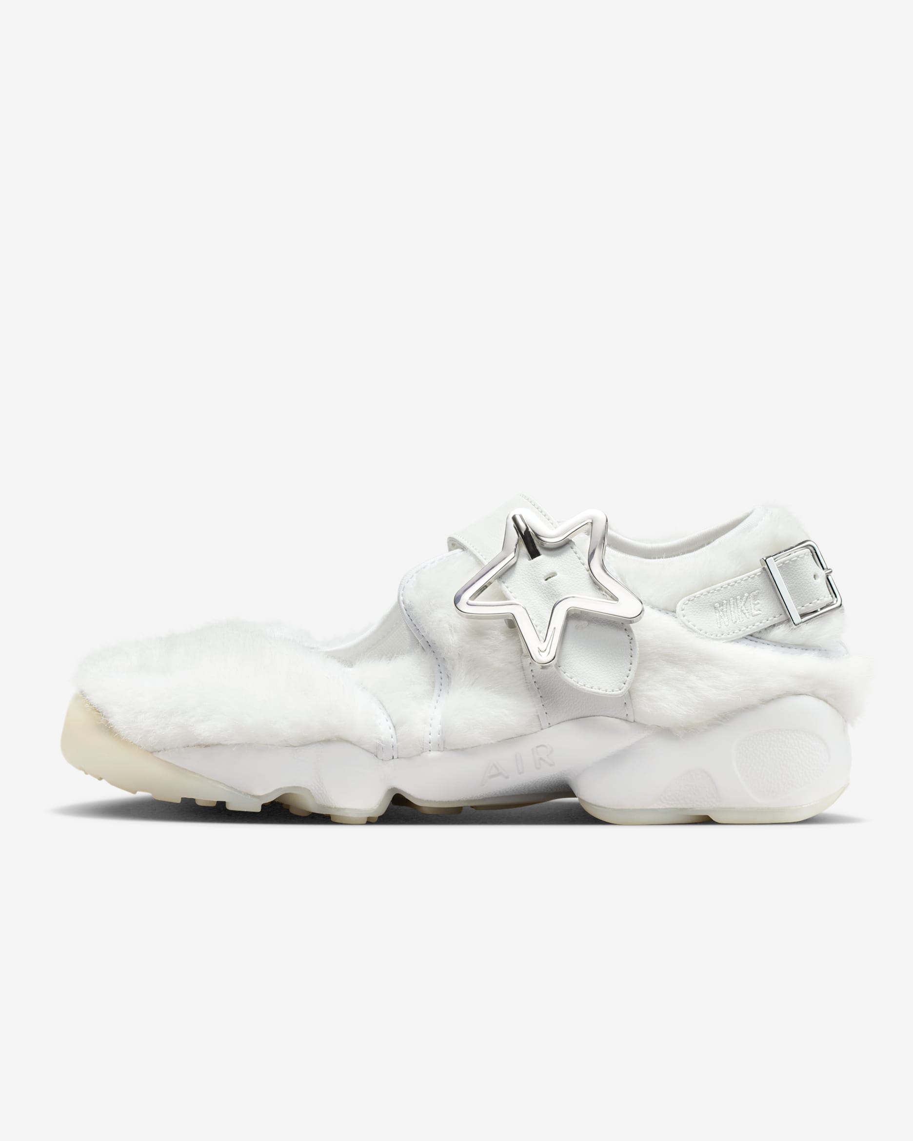 Nike Air Rift Women's Shoes - Summit White/Summit White/Metallic Silver/Summit White