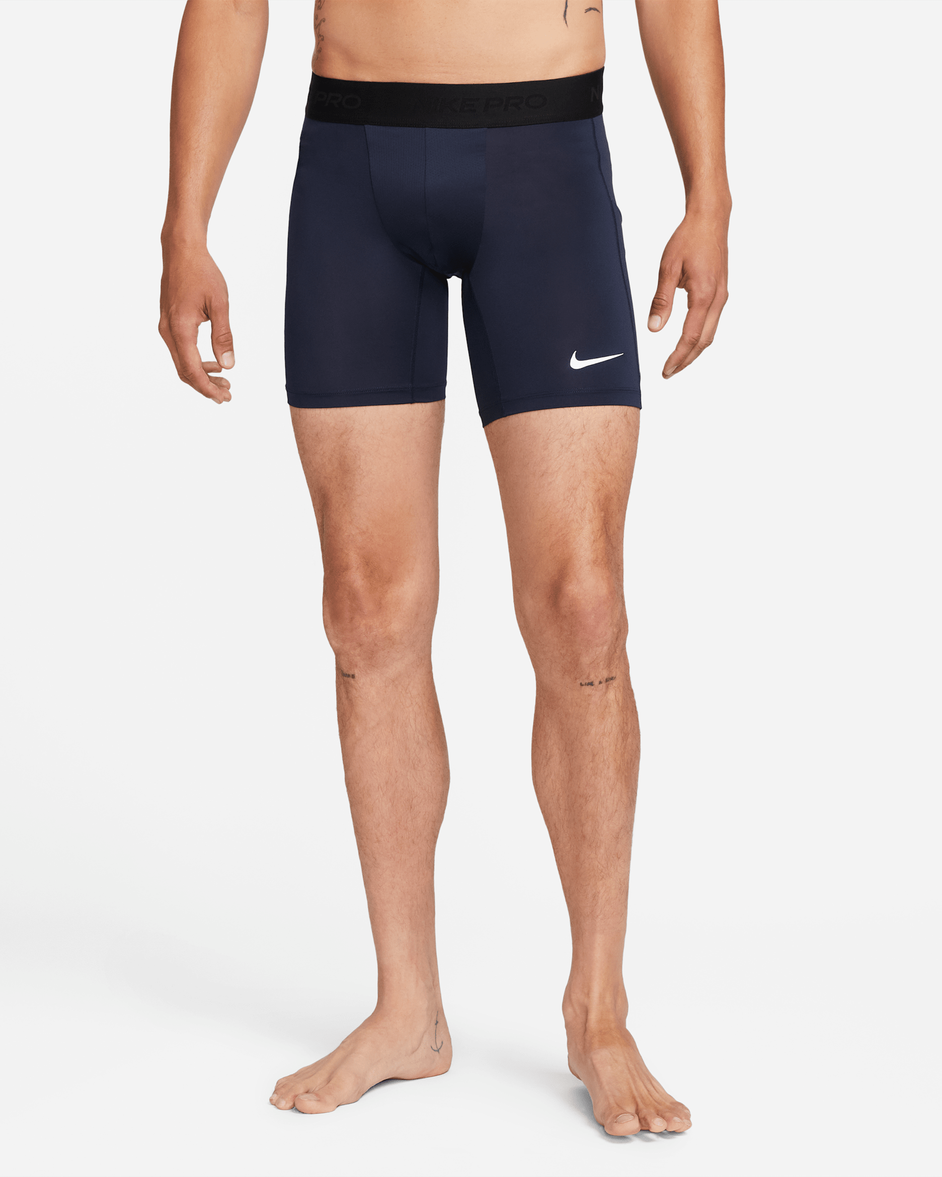 Shorts de fitness Dri-FIT para hombre Nike Pro - Obsidiana/Blanco