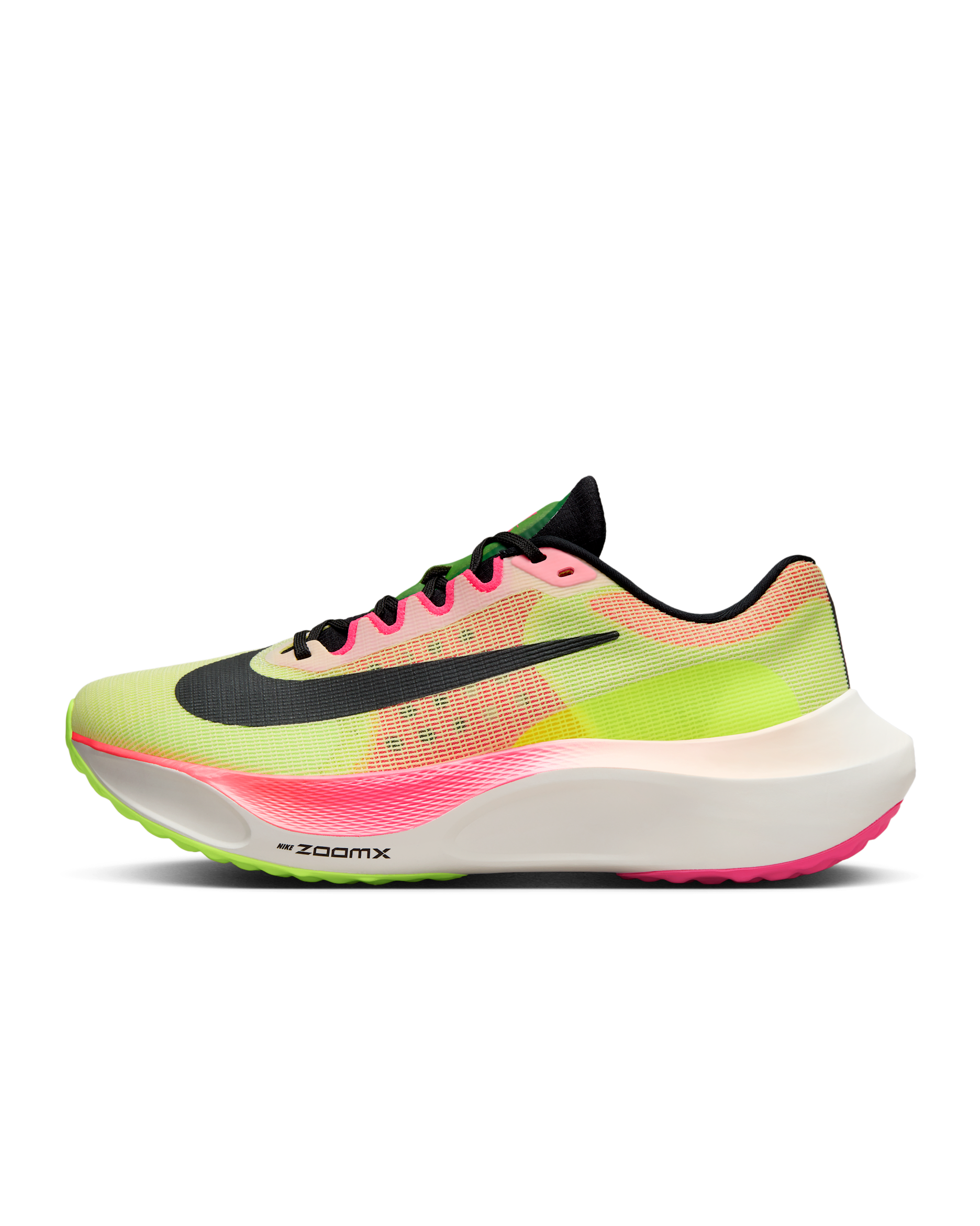 Nike Zoom Fly 5 Premium 男款路跑鞋 - Luminous Green/Volt/Lime Blast/黑色