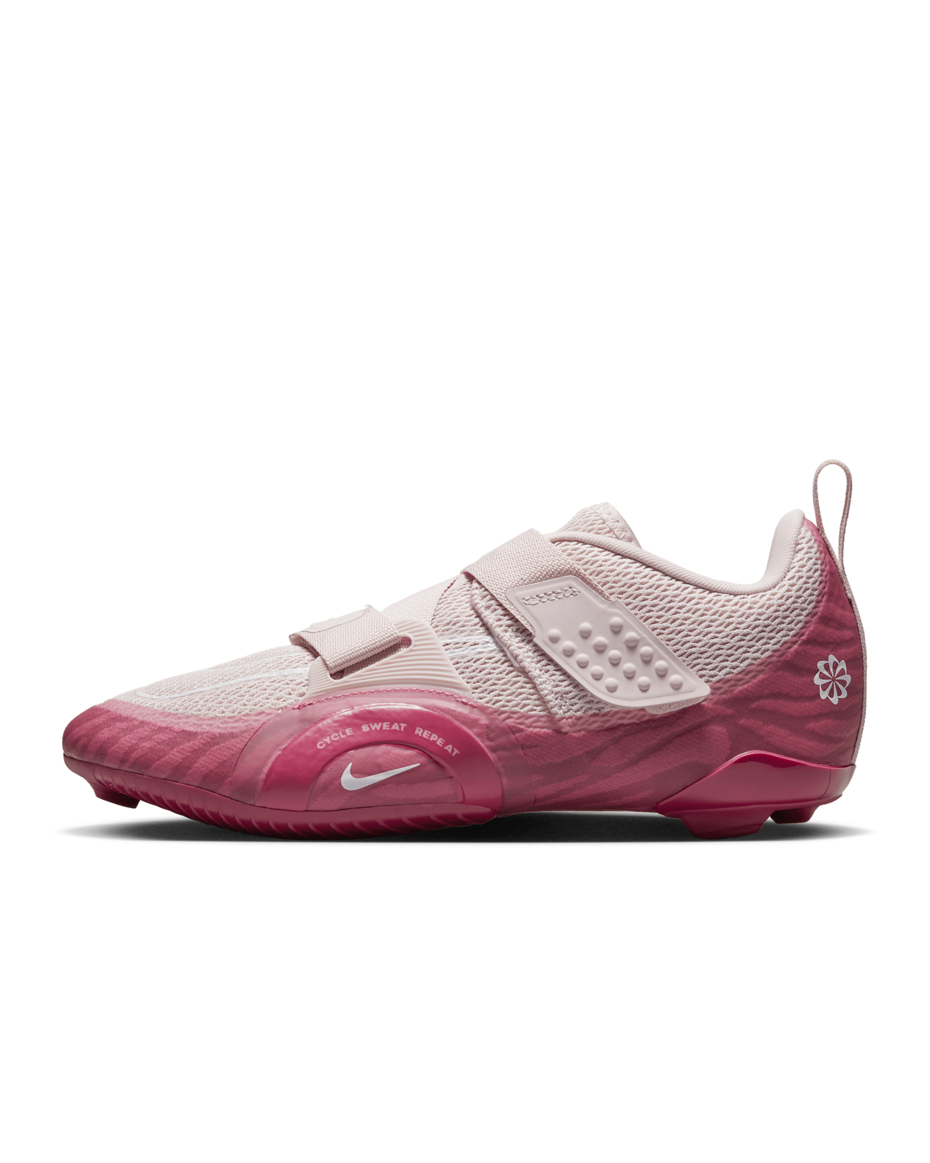 Nike SuperRep Cycle 2 Next Nature Women's Cycling Shoes - Barely Rose/Desert Berry/White