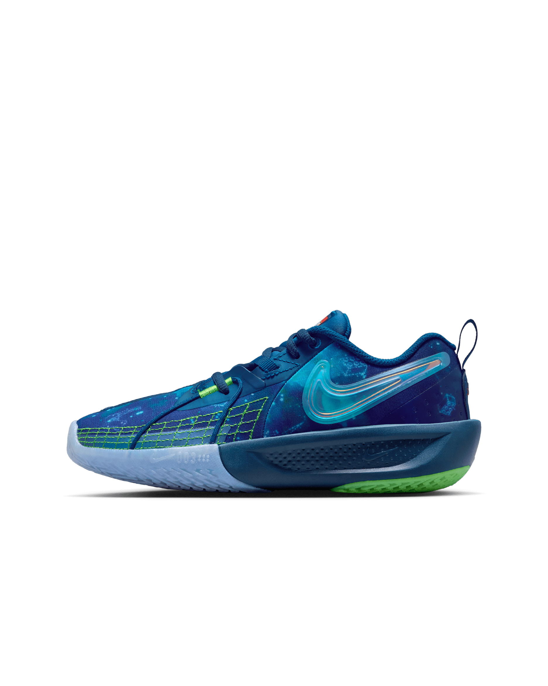 Nike G.T. Cut 3 x LEGO® Collection Big Kids' Basketball Shoes - Brave Blue/Green Strike/Pure Platinum/Chrome