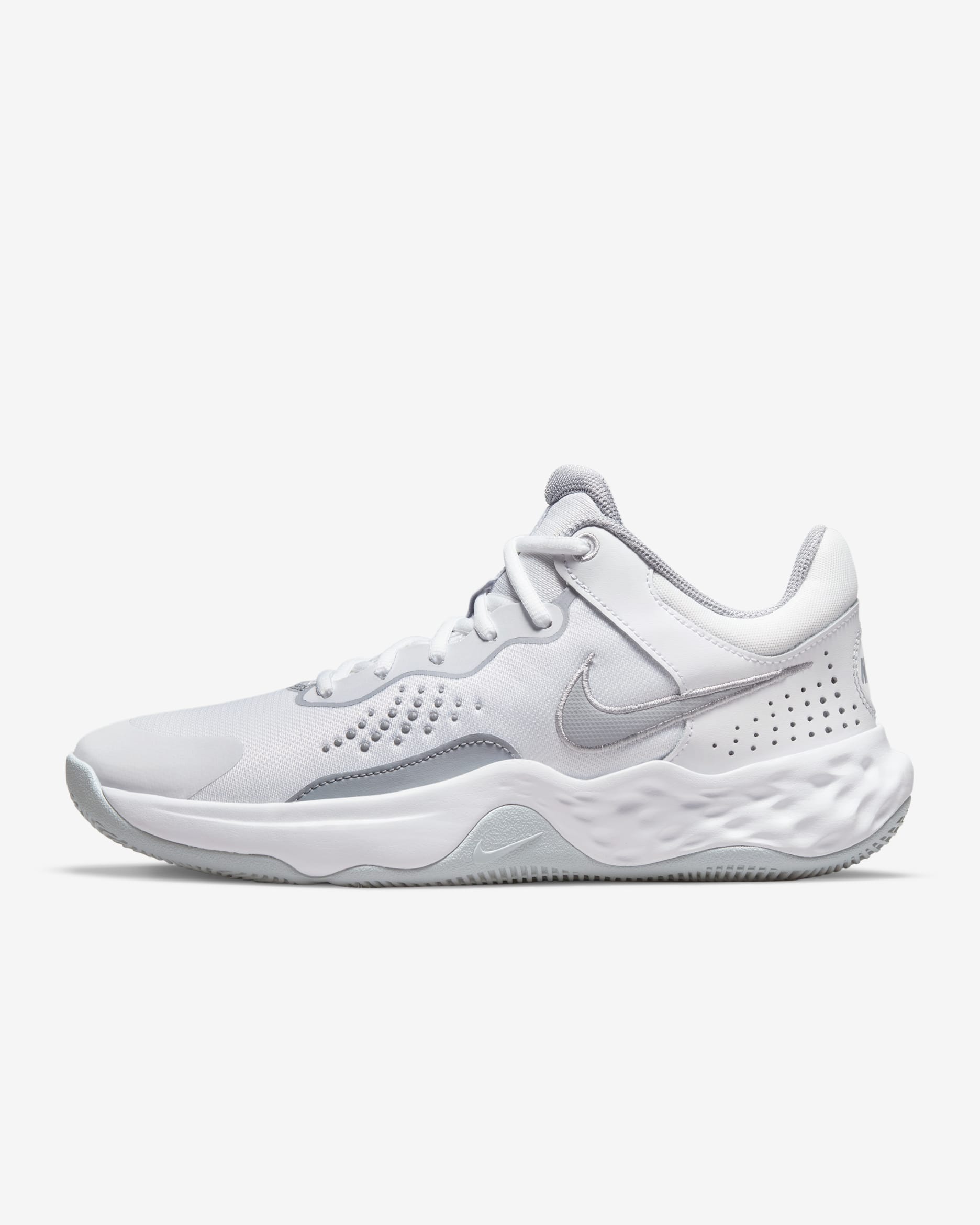 รองเท้าบาสเก็ตบอล Nike Fly.By Mid 3 - ขาว/Wolf Grey