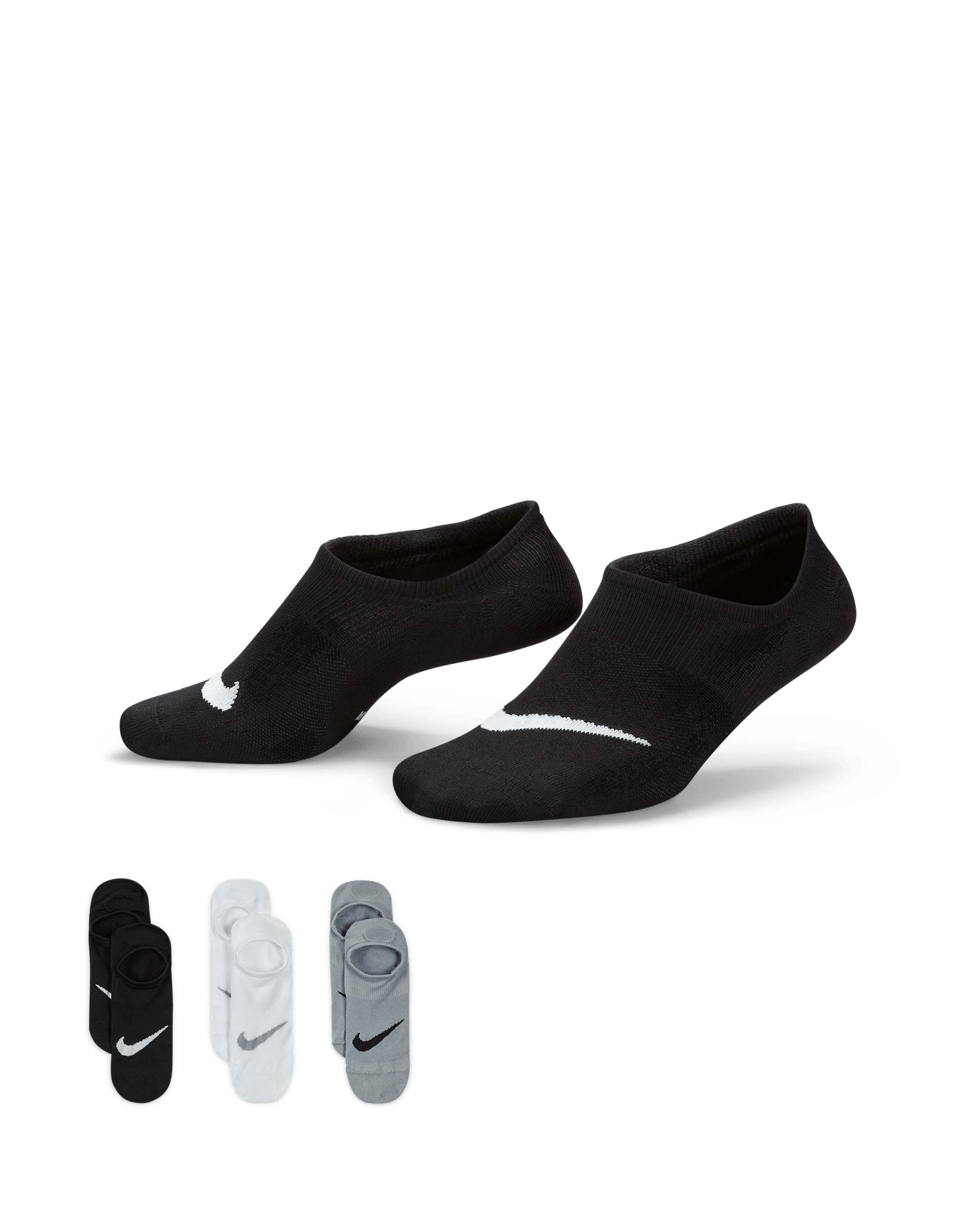 Nike Everyday Plus Lightweight 女款訓練船襪 (3 雙) - 多種顏色