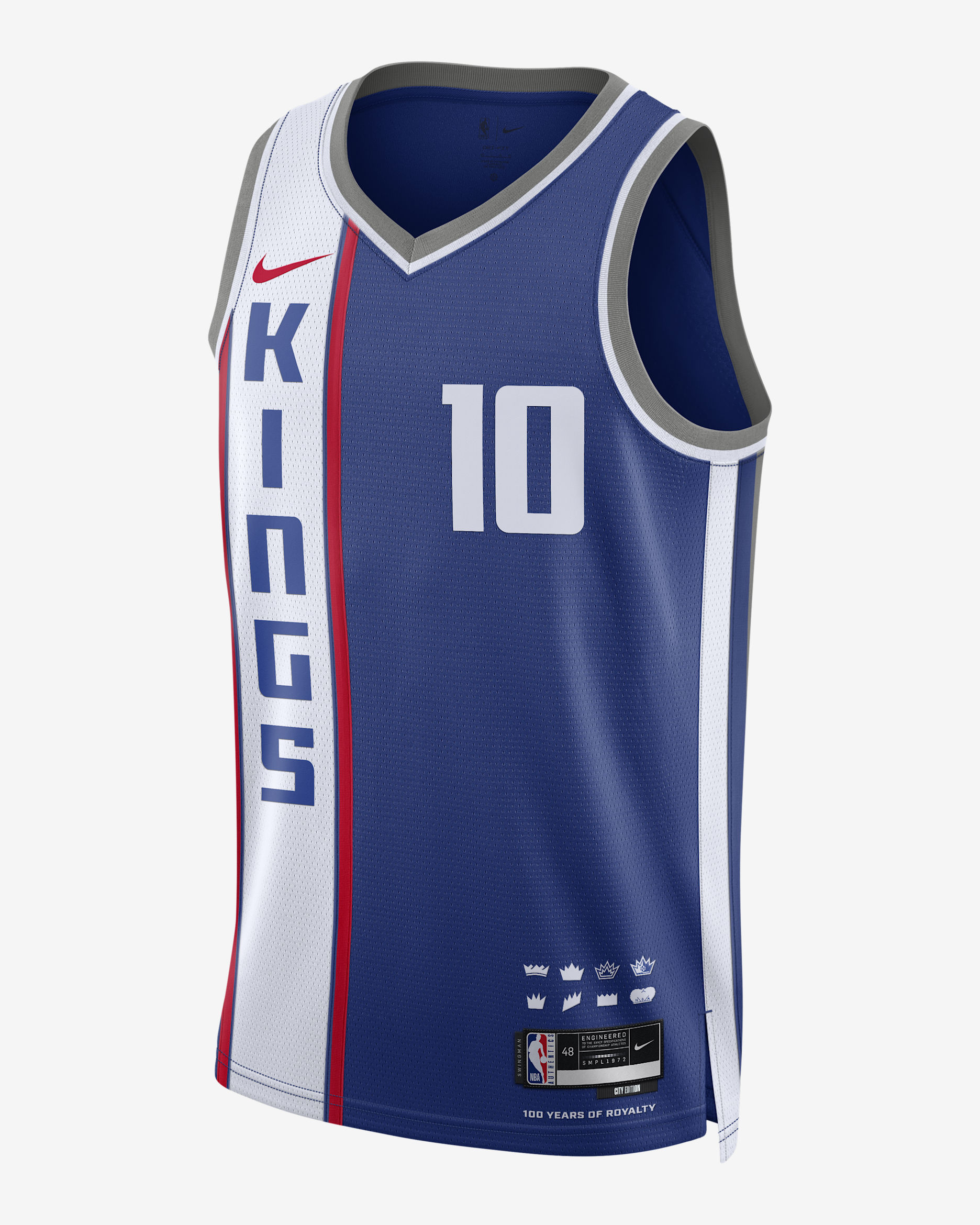 Domantas Sabonis Sacramento Kings City Edition 2023/24 Men's Nike Dri-FIT NBA Swingman Jersey - Rush Blue