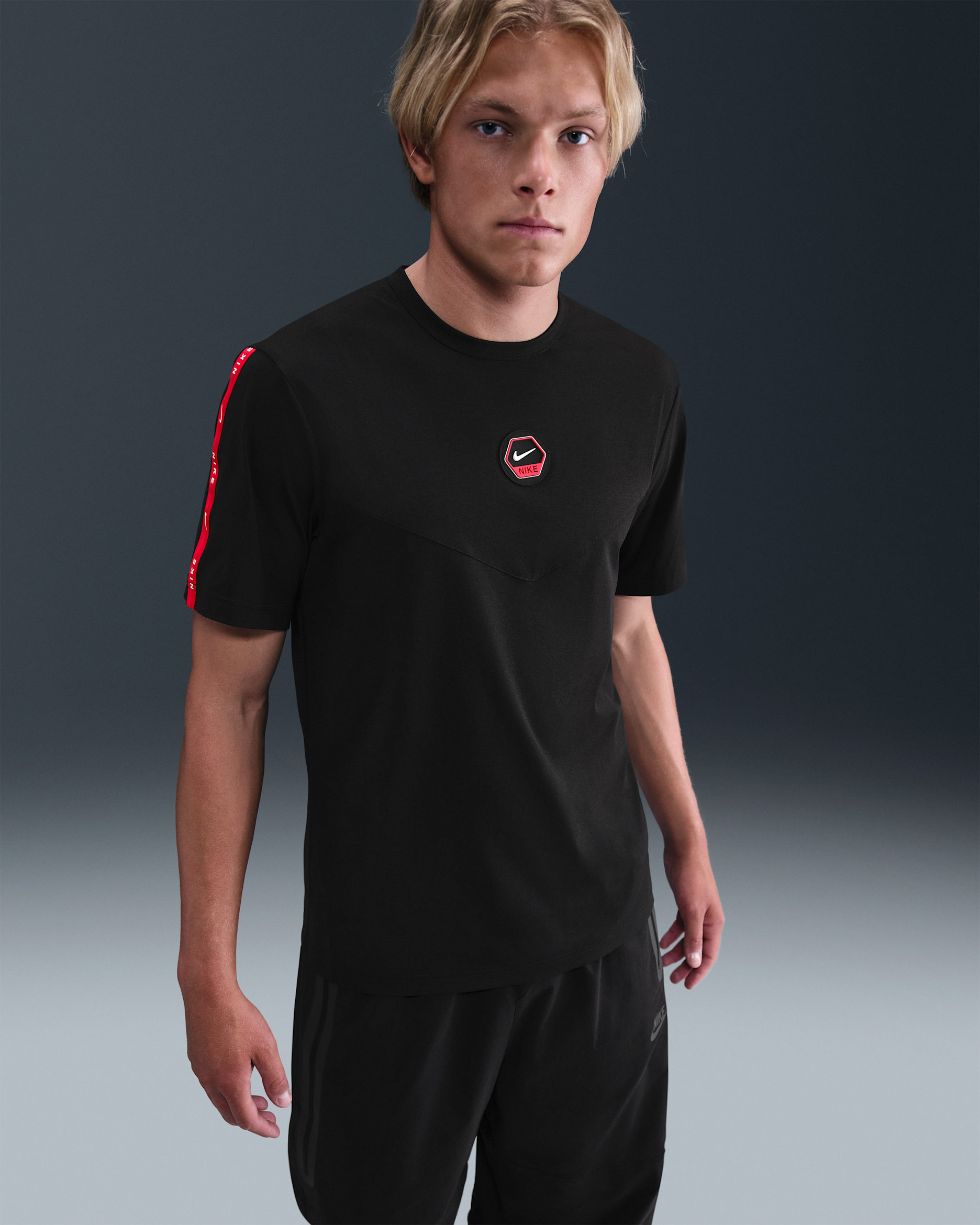 Nike Sportswear City Side Men's Dri-FIT T-Shirt - Black/Black