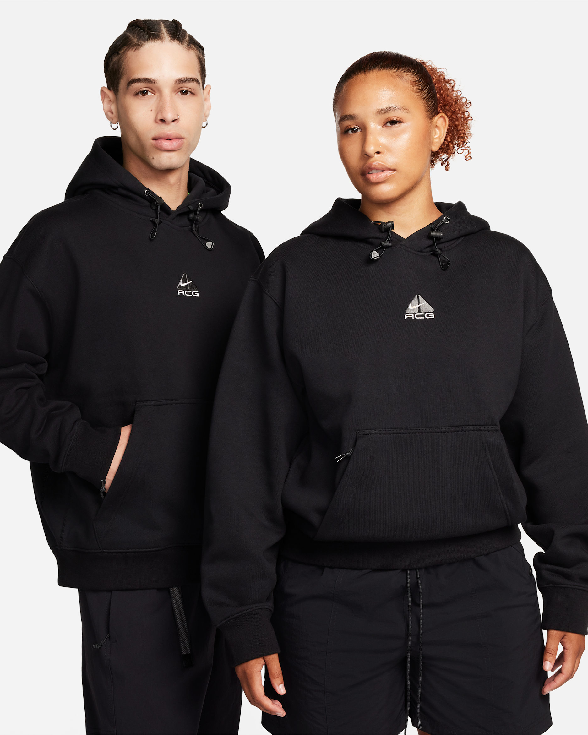 Nike ACG Therma-FIT Fleece-Hoodie - Schwarz/Anthracite/Summit White