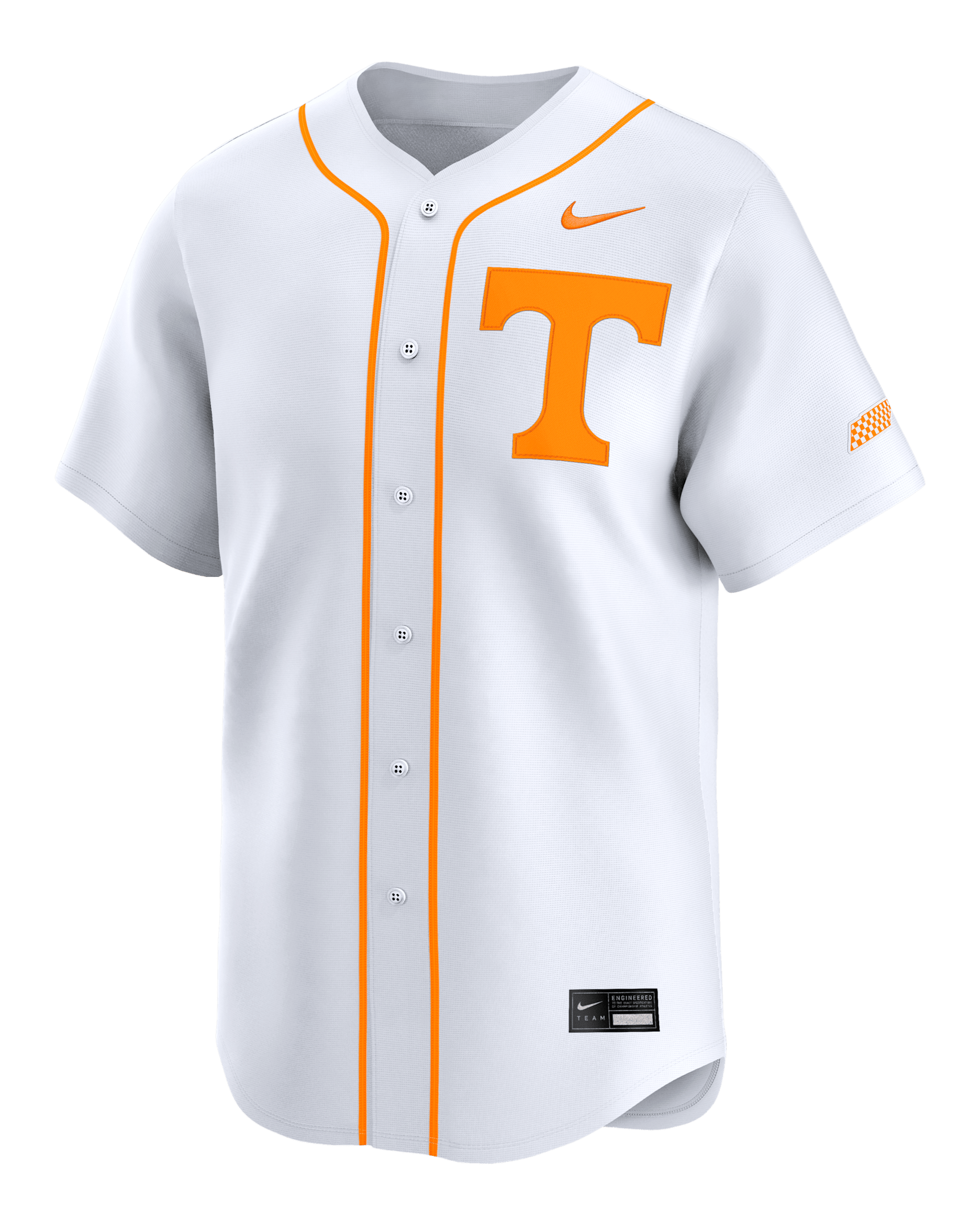 Tennessee Volunteers Men's Nike College Limited Baseball Jersey - White
