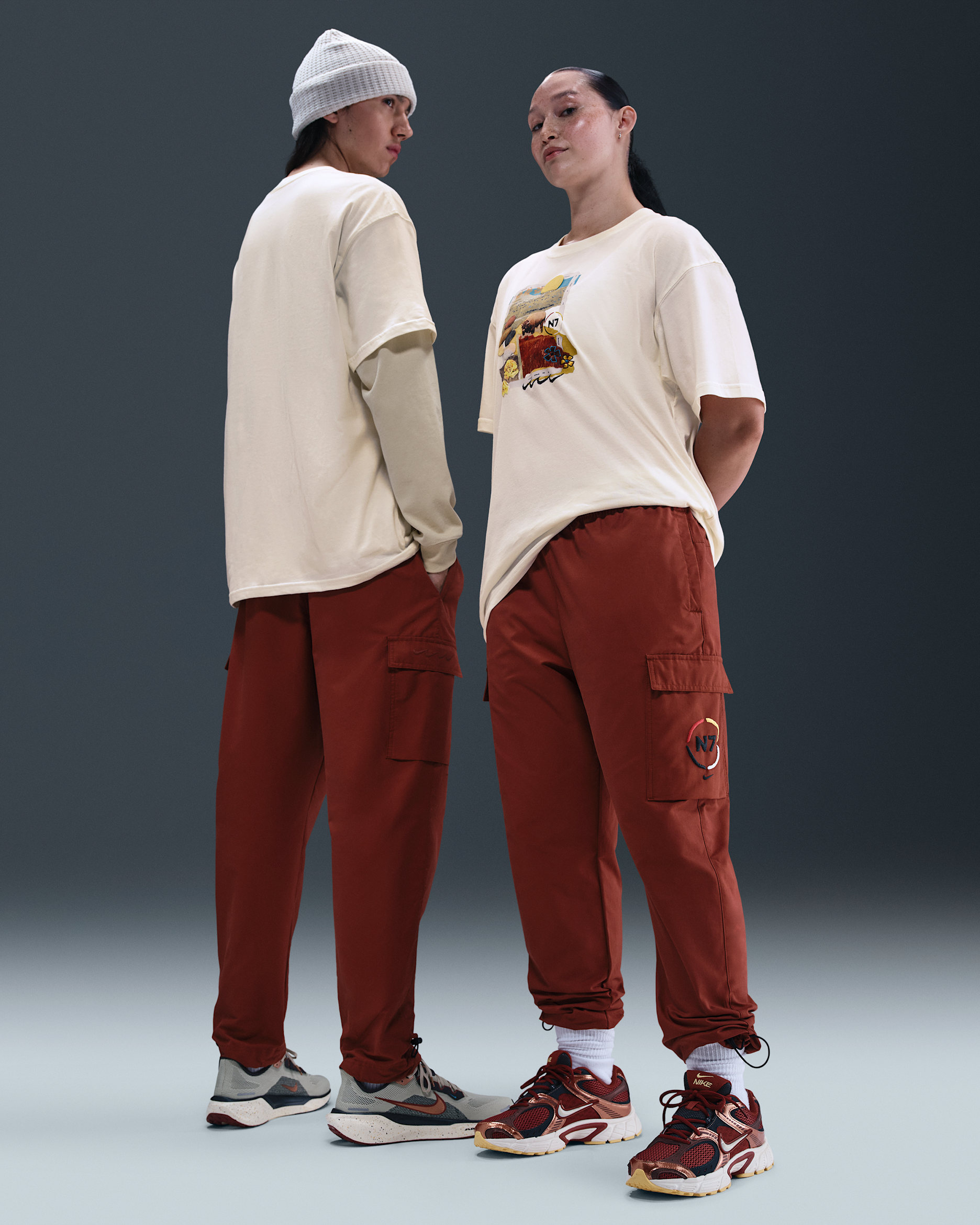 Nike Sportswear N7 Men's Open-Hem Woven Cargo Pants - Mars Stone