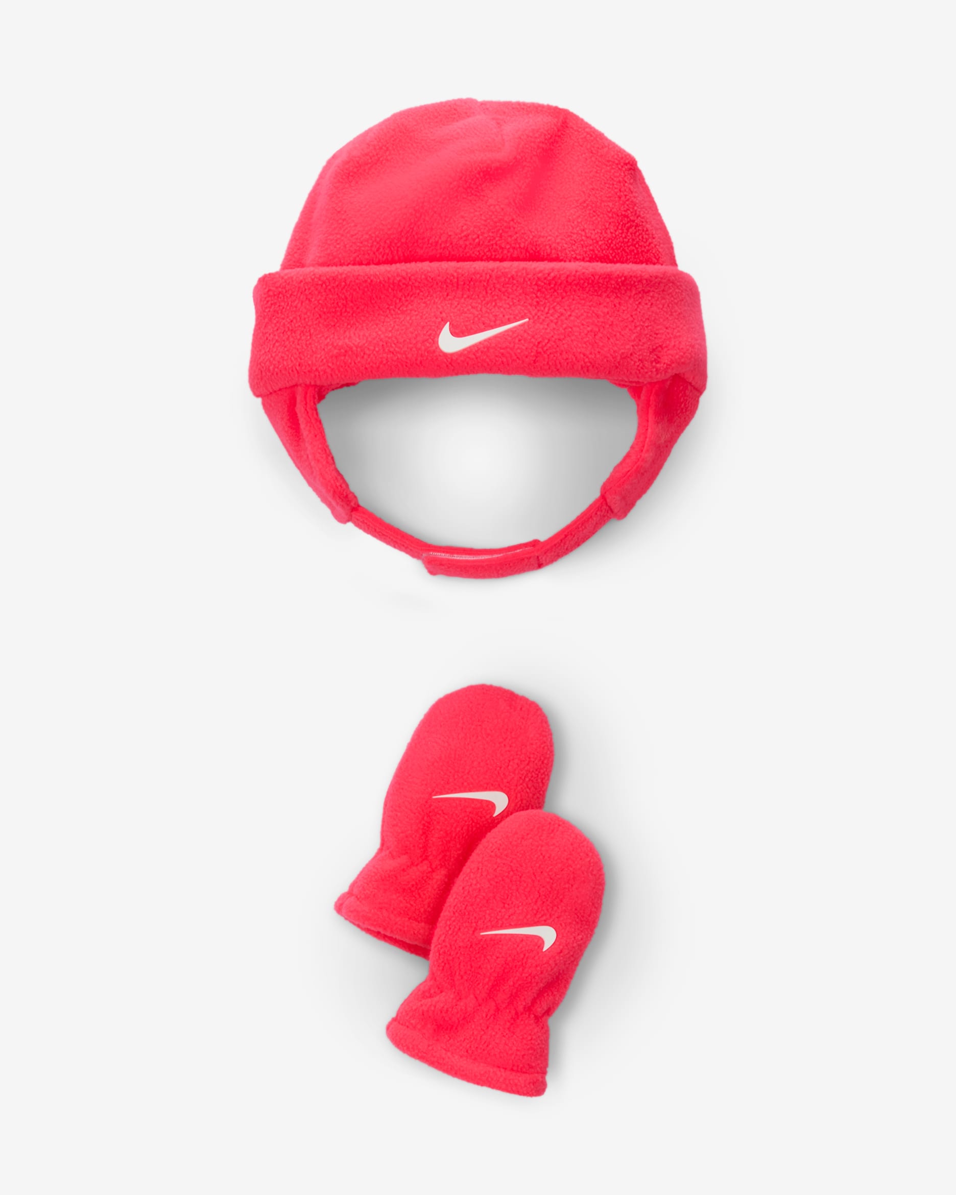 Nike Conjunt de gorra i mitenes - Nadó (12-24 M) - Racer Pink