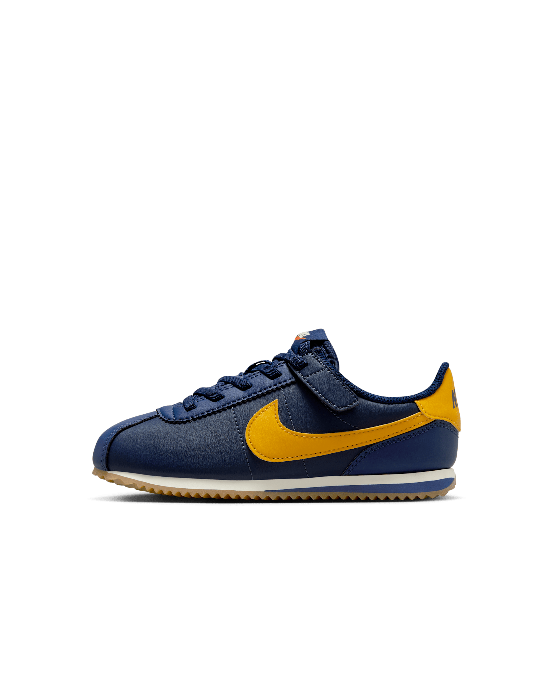 Nike Cortez EasyOn Younger Kids' Shoes - Midnight Navy/Blue Void/Sail/University Gold