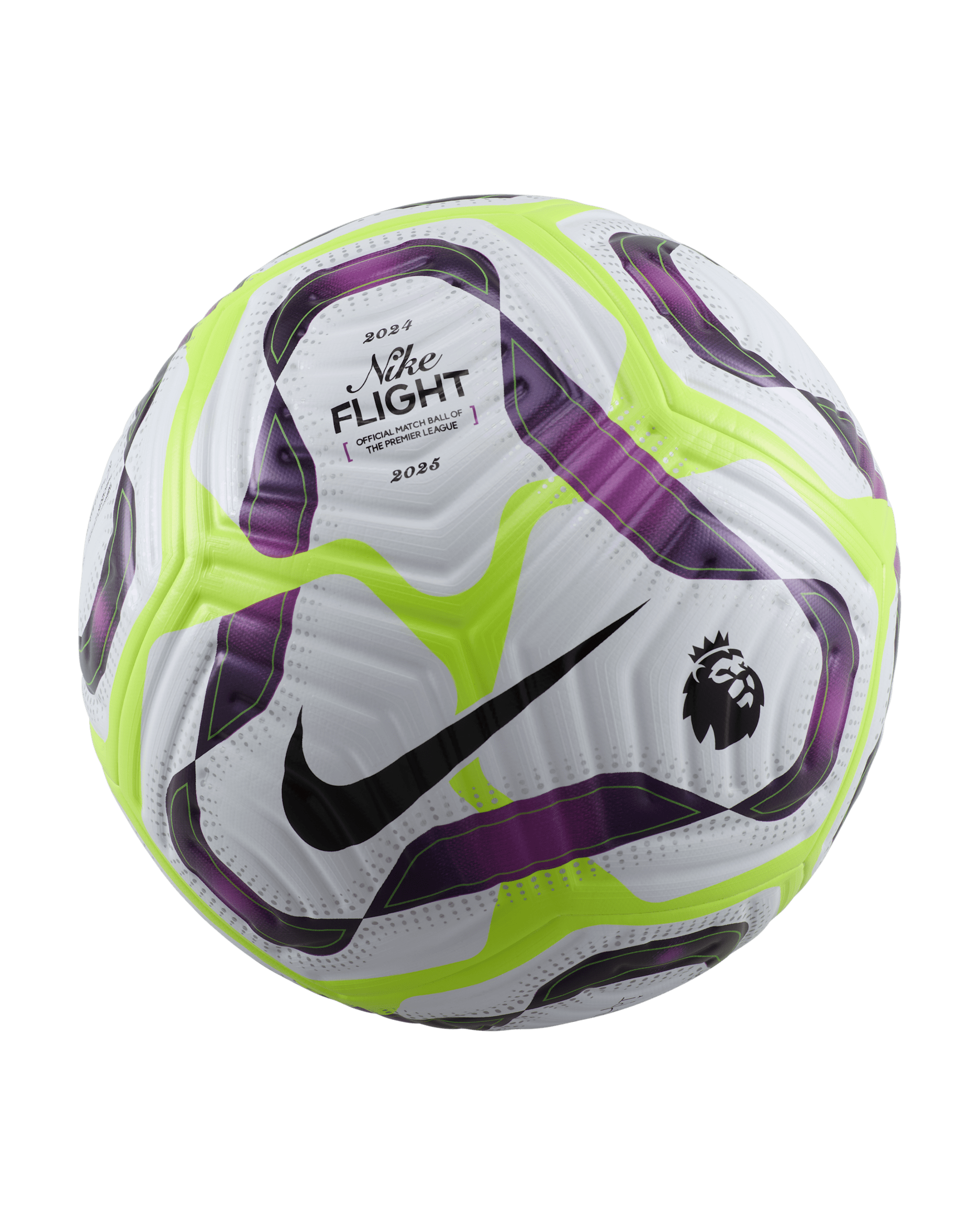 Premier League Flight Nike Soccer Ball - White/Bold Berry/Volt/Black