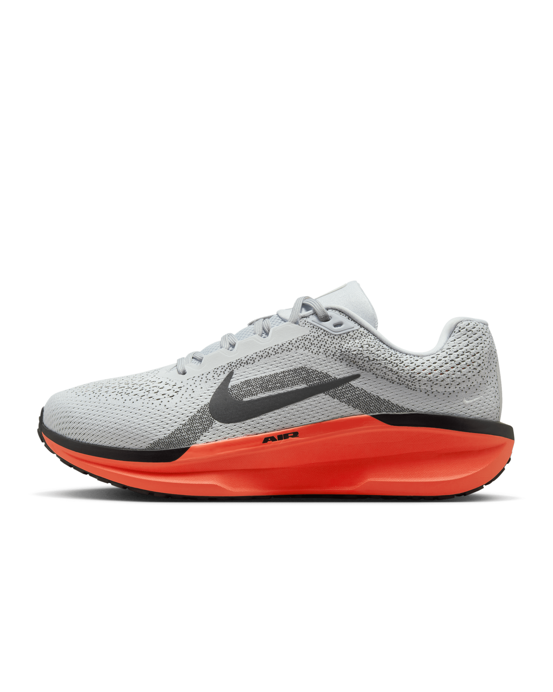 Tenis de correr en pavimento para hombre (extraanchos) Nike Winflo 11 - Platino puro/Carmesí brillante/Gris vasto/Negro