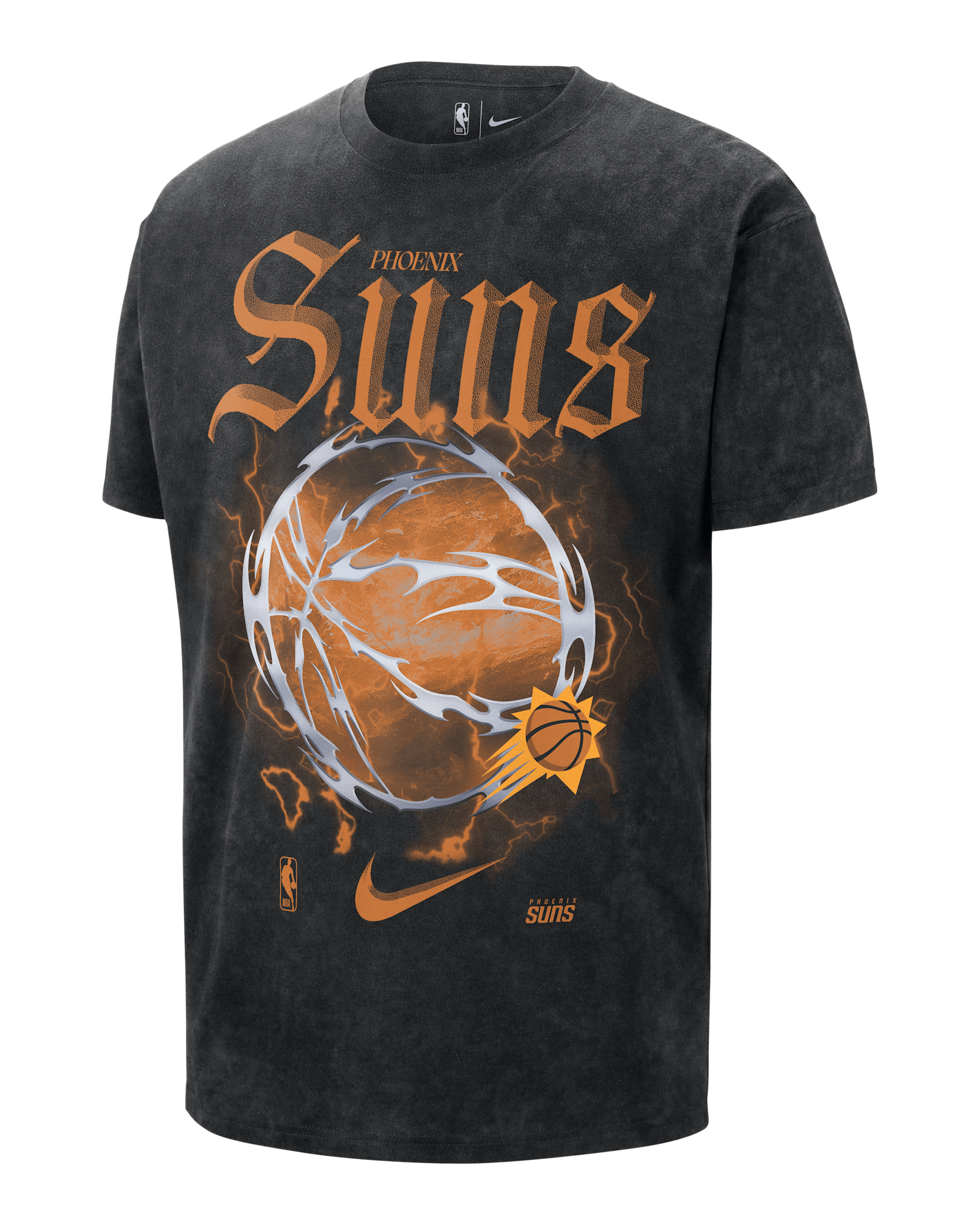 Phoenix Suns Courtside "Halloween" Men's Nike NBA Max90 T-Shirt - Black