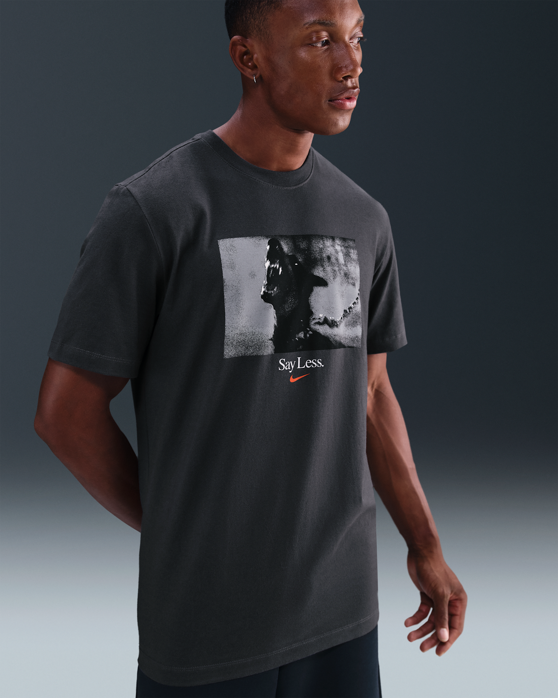 Nike Sportswear Men's-T-Shirt - Anthracite