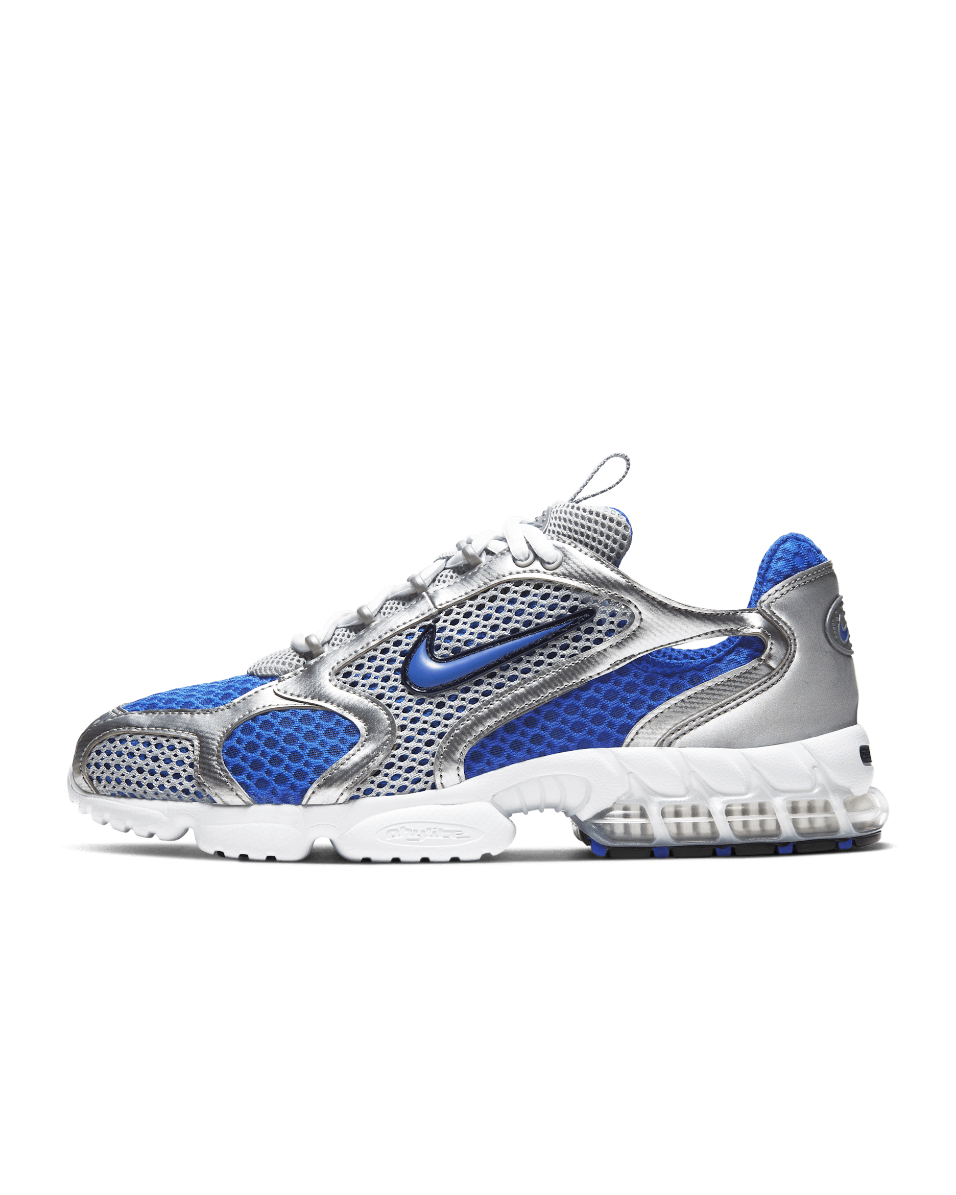 Nike Air Zoom Spiridon Cage 2 Men's Shoes - Metallic Silver/Varsity Royal/White/Varsity Royal