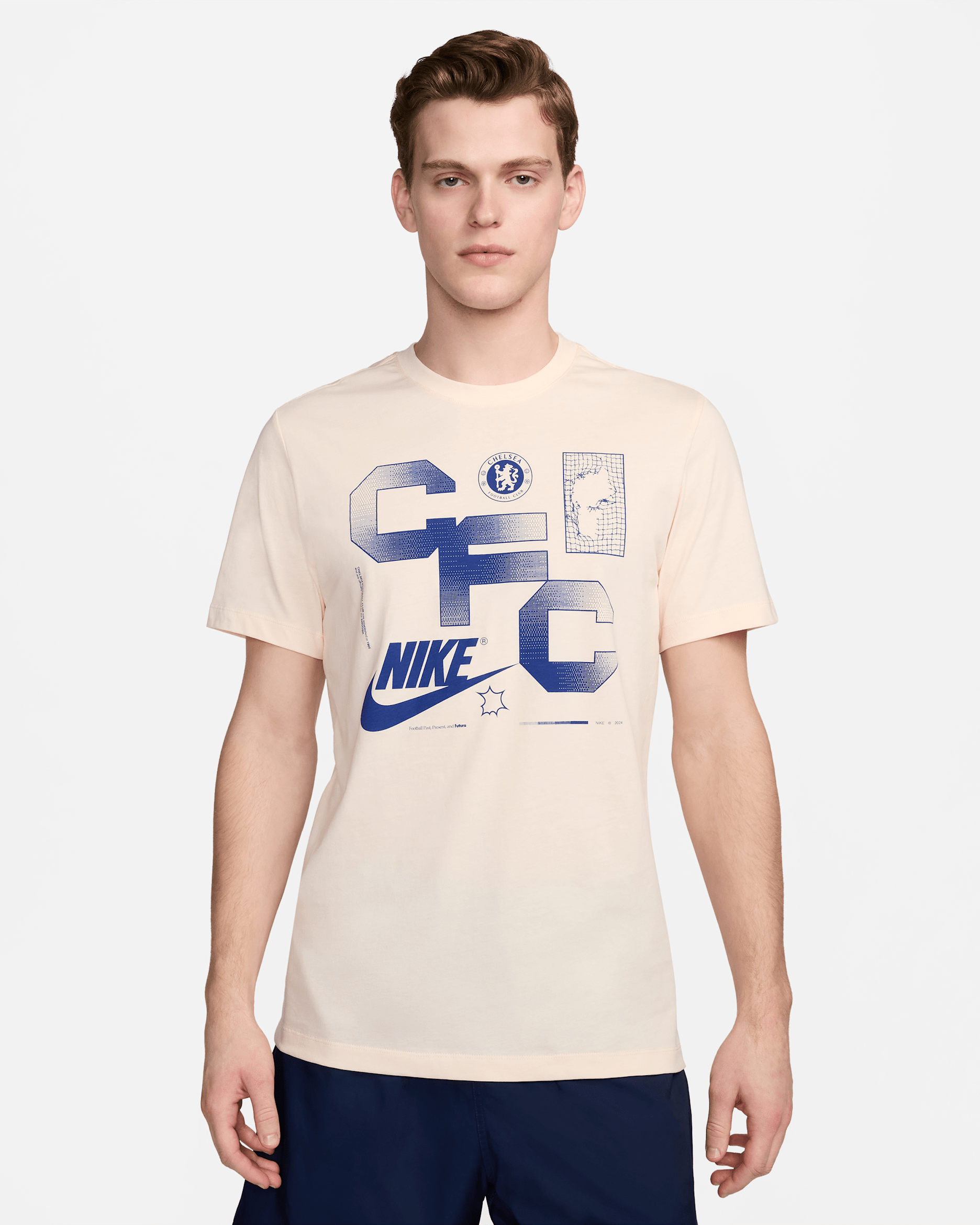 Chelsea FC Men's Nike Soccer T-Shirt - Guava Ice