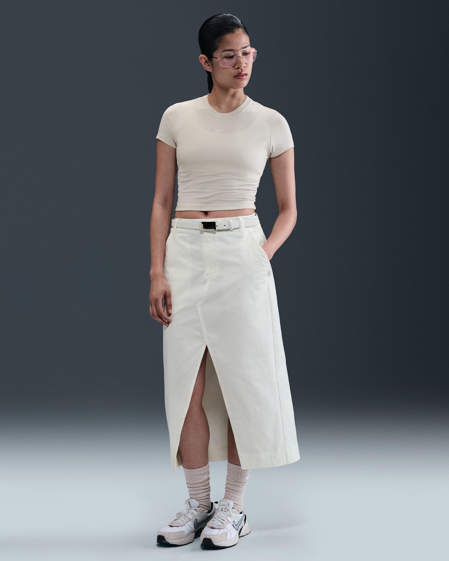 ナイキ スポーツウェア コレクション ウィメンズ ツイル スカート - セイル/セイル