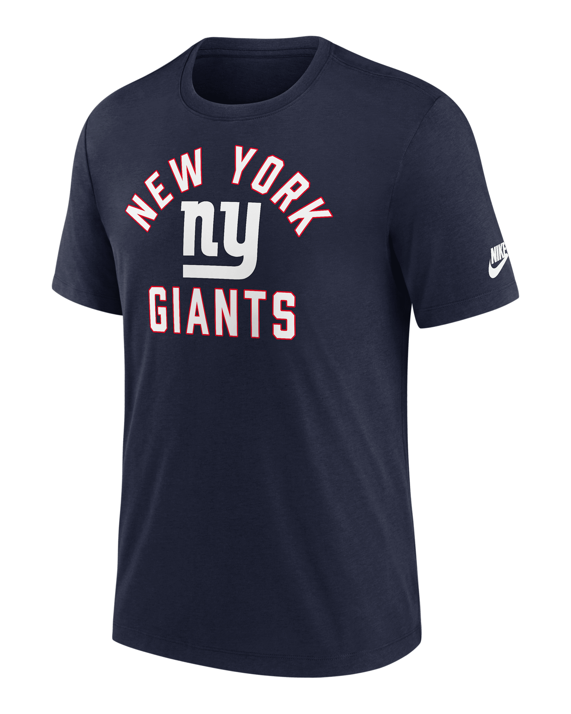 New York Giants Favorable Timeline Men's Nike NFL T-Shirt - Navy