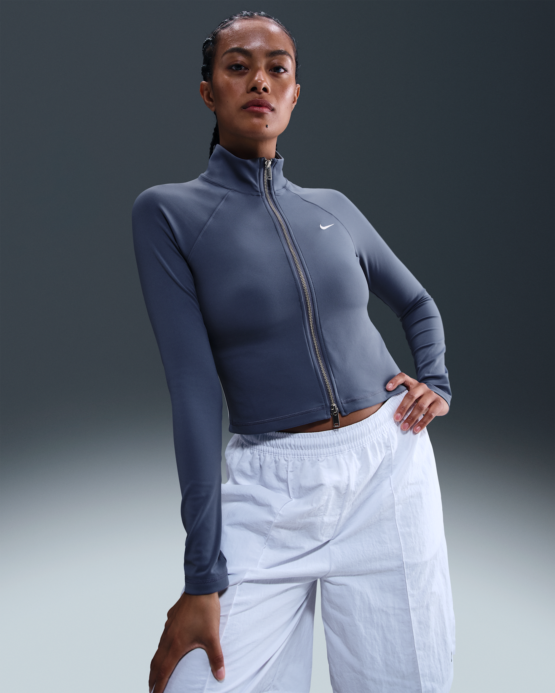 Veste Nike Sportswear pour femme - Slate/Slate/Blanc
