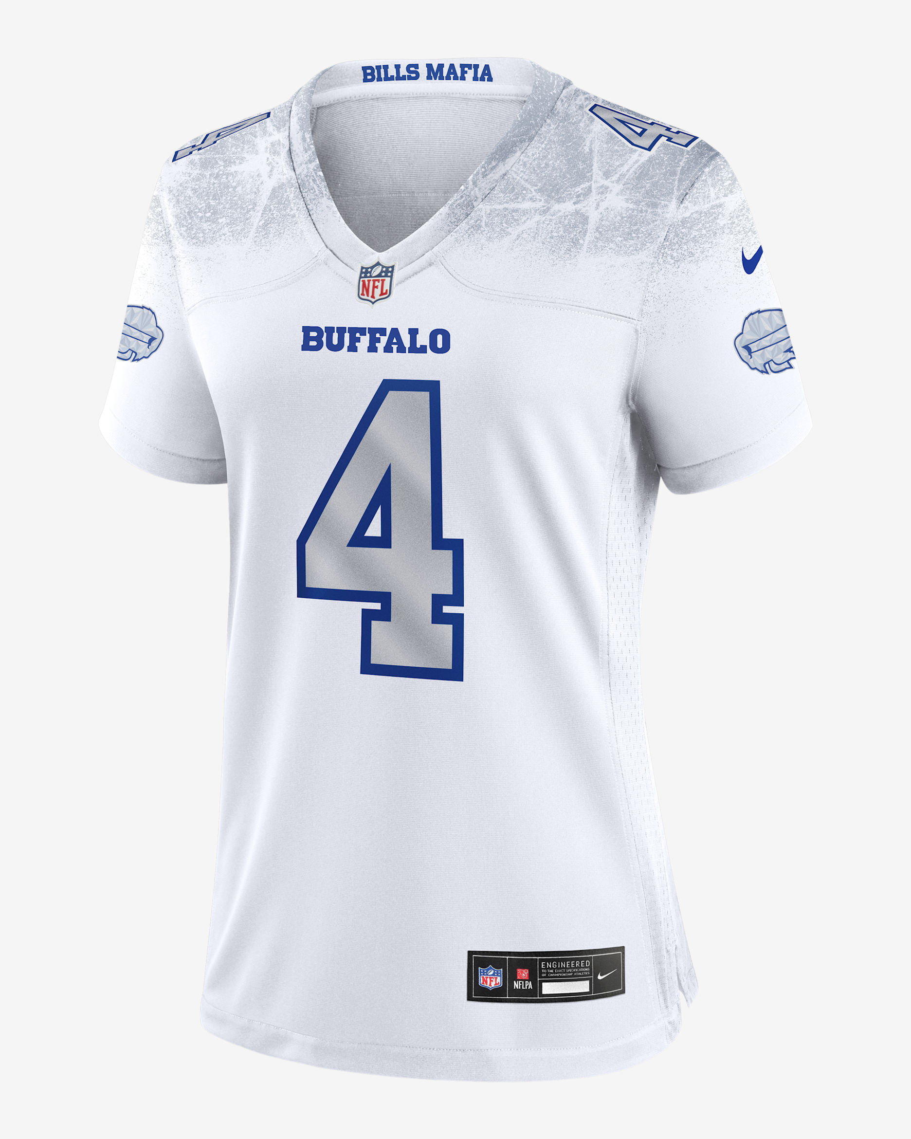 James Cook III Buffalo Bills Rivalries Collection Women’s Nike NFL Game Jersey - White