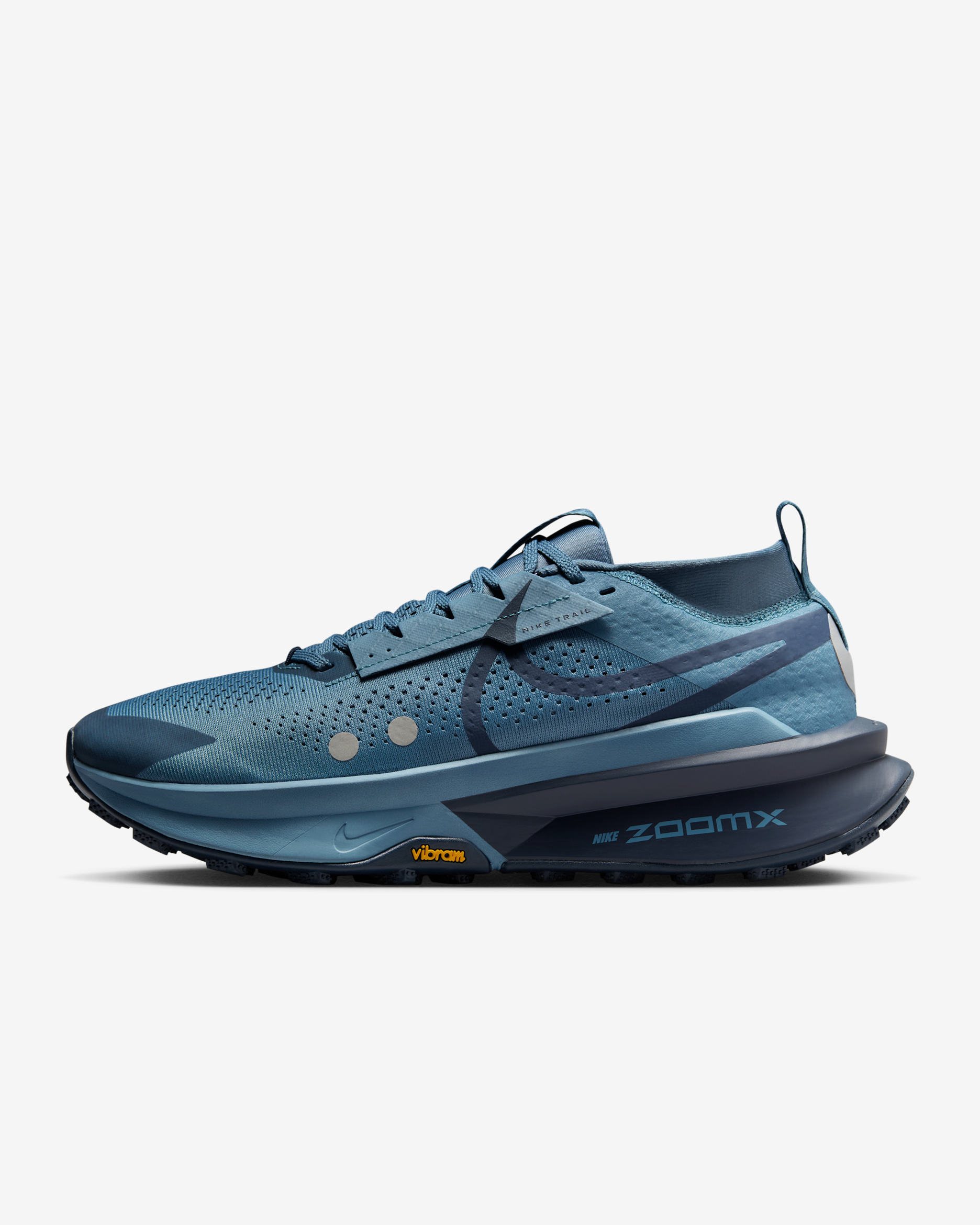 Nike Zegama 2 Men's Trail-Running Shoes - Smoky Blue/Metallic Platinum/Armoury Navy