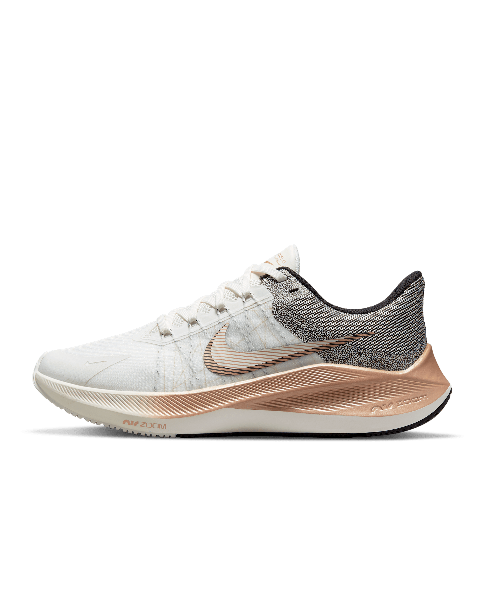 Chaussure de running sur route Nike Winflo 8 Premium pour Femme - Sail/Noir/Summit White/Metallic Copper Coin