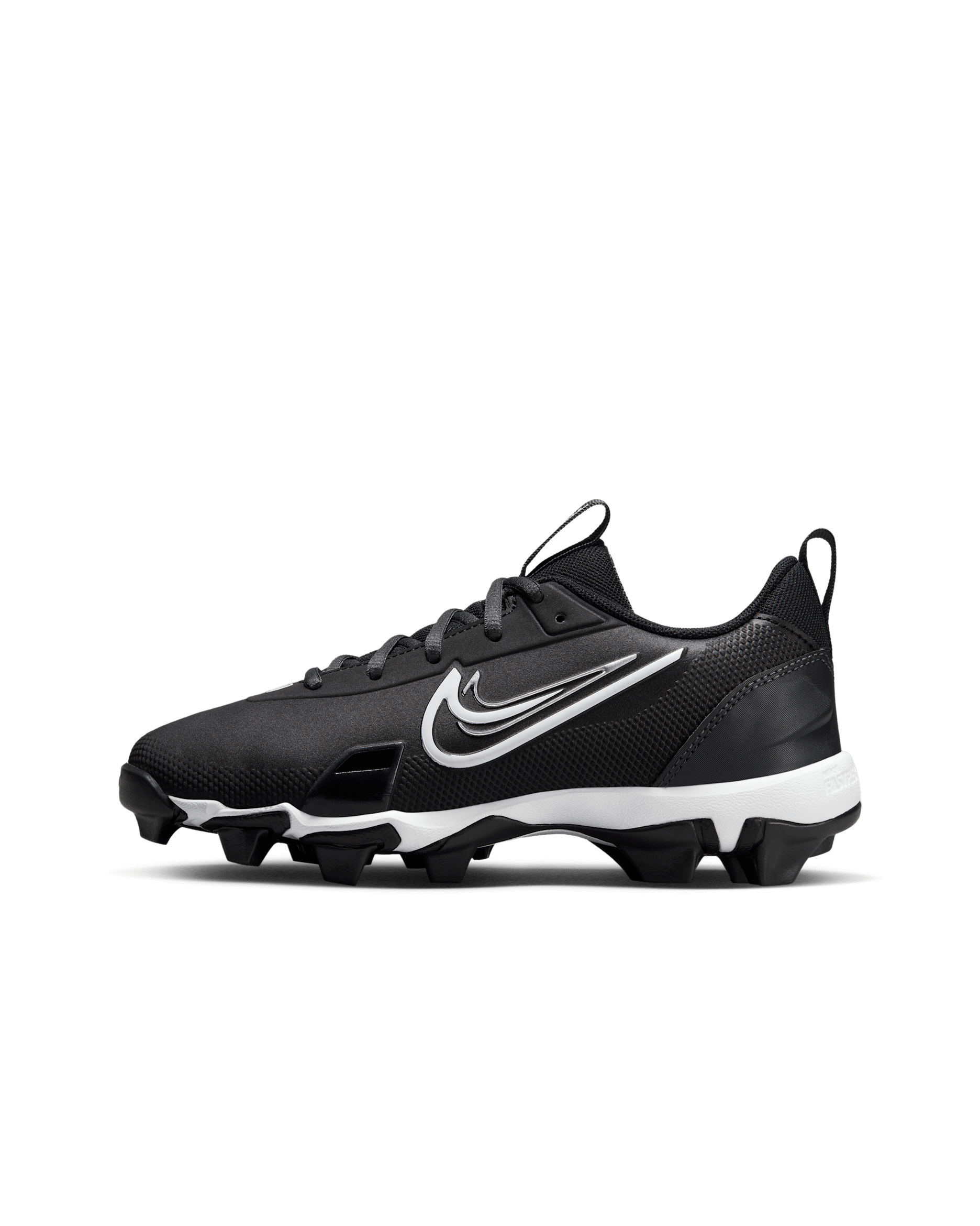 Nike Force Trout 9 Keystone Big Kids' Baseball Cleats - Black/Anthracite/Metallic Silver/White