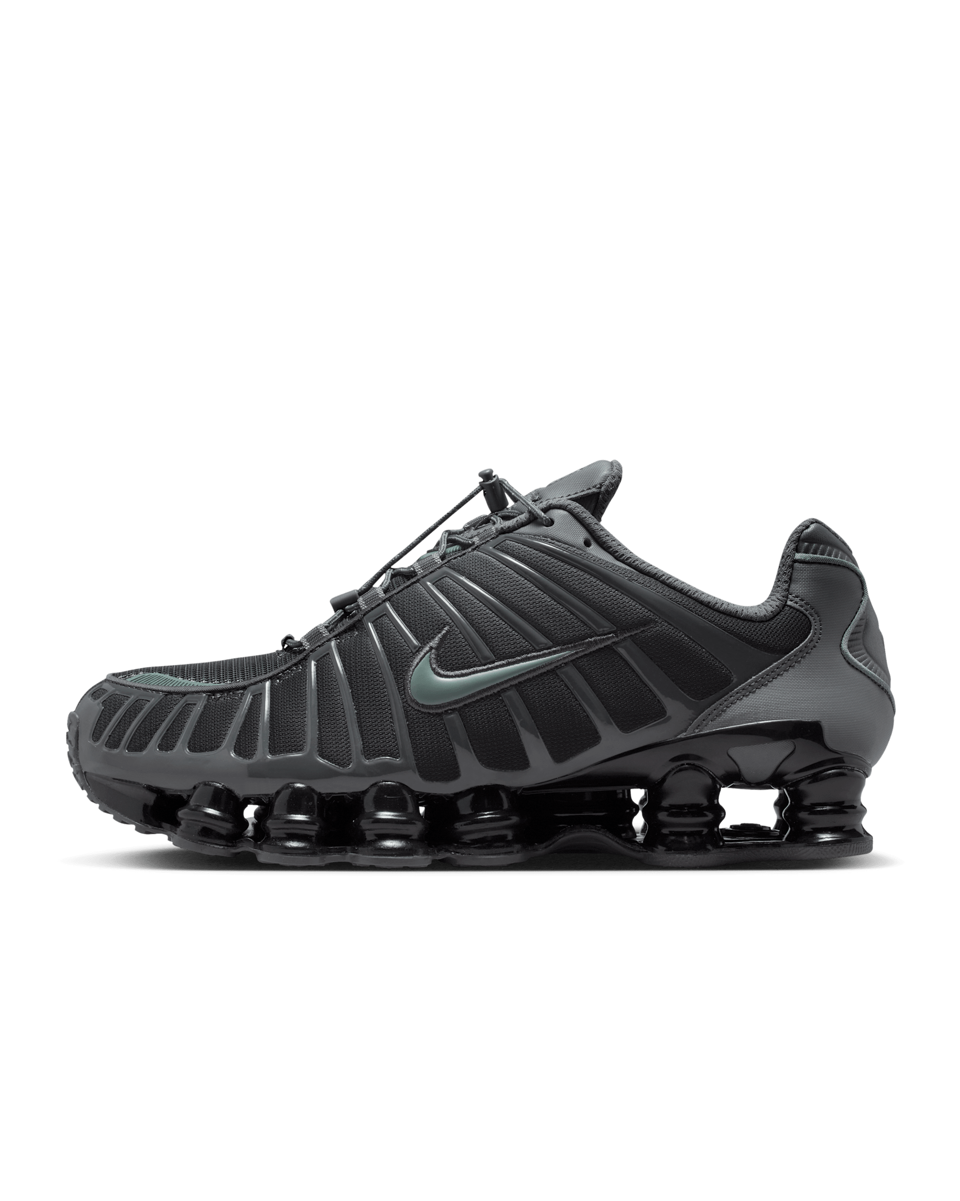 Nike Shox TL Men's Shoes - Iron Grey/Black/Reflect Silver/Clay Green