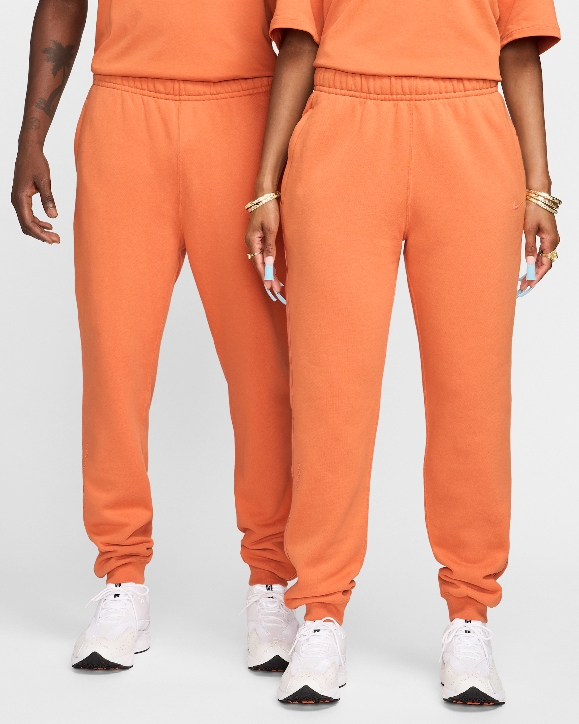 NOCTA NOCTA Fleece CS Sweatpants - Hot Curry/Orange Trance/Orange Trance