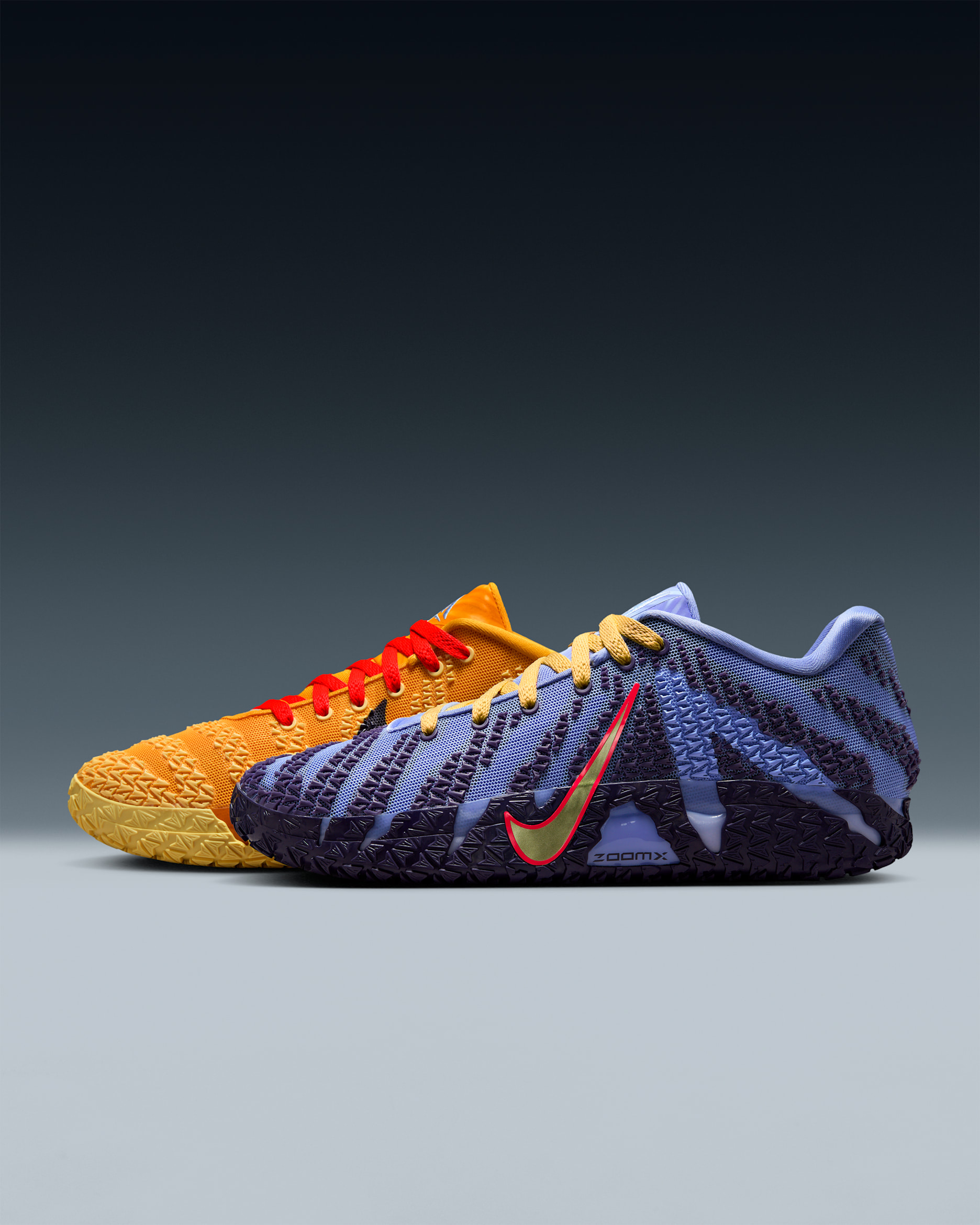 JA 3 'Channel 12' EP Basketball Shoes - University Gold/Purple Dynasty/Volt Tint/Soft Yellow