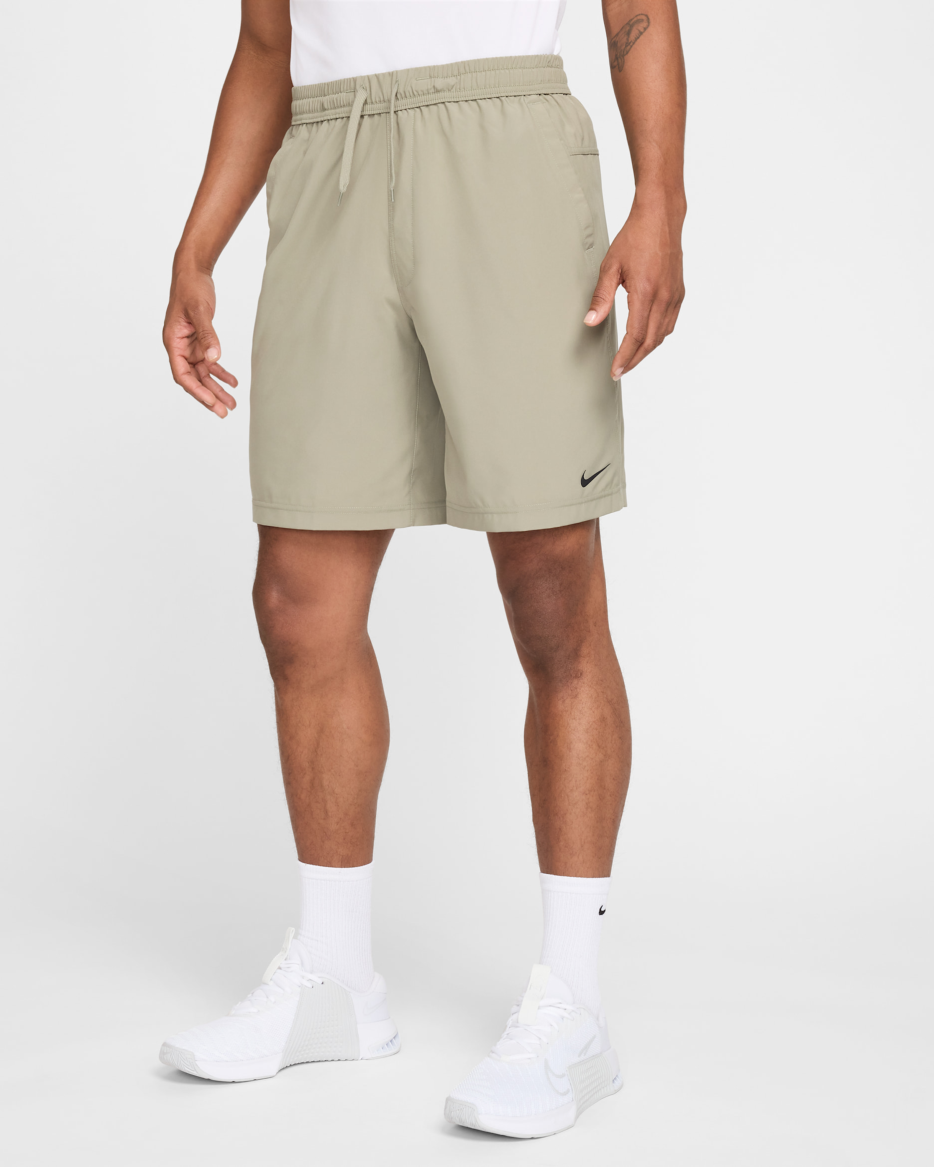 Ανδρικό ευέλικτο σορτς χωρίς επένδυση Dri-FIT Nike Form 23 cm - Light Army/Μαύρο