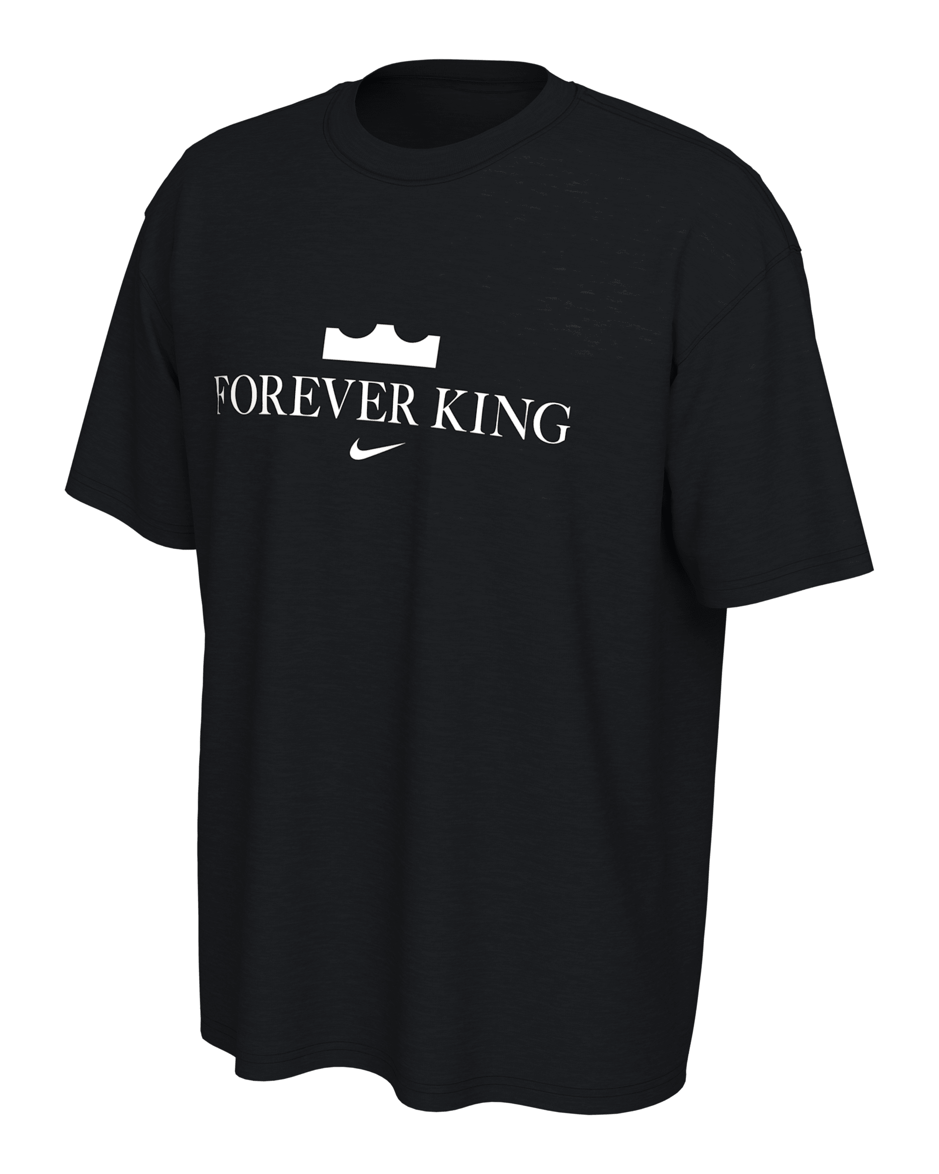 LeBron "Forever King" Nike Basketball T-Shirt - Black