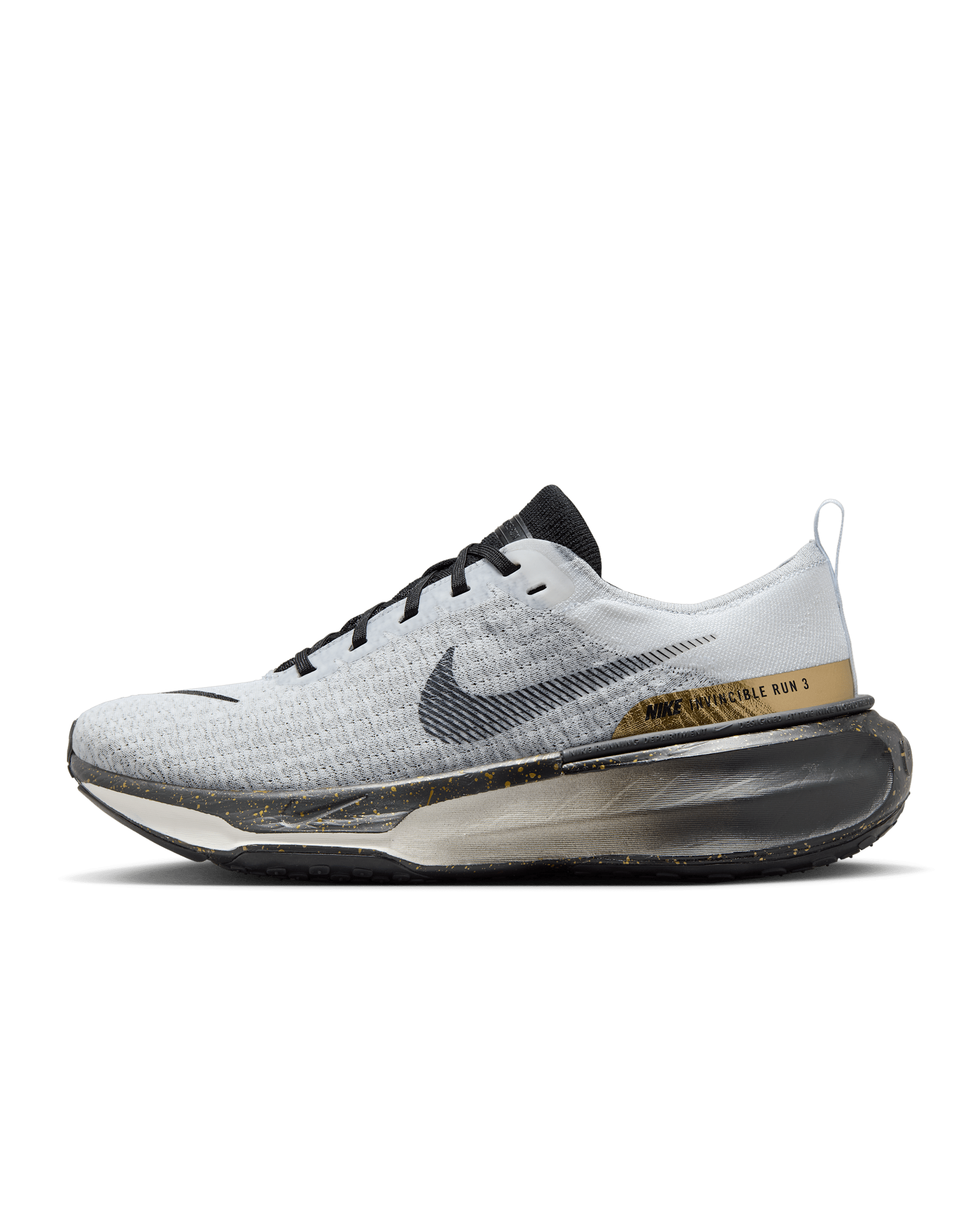 Nike Invincible 3 Men's Road Running Shoes - White/Dark Smoke Grey/Light Smoke Grey/Black