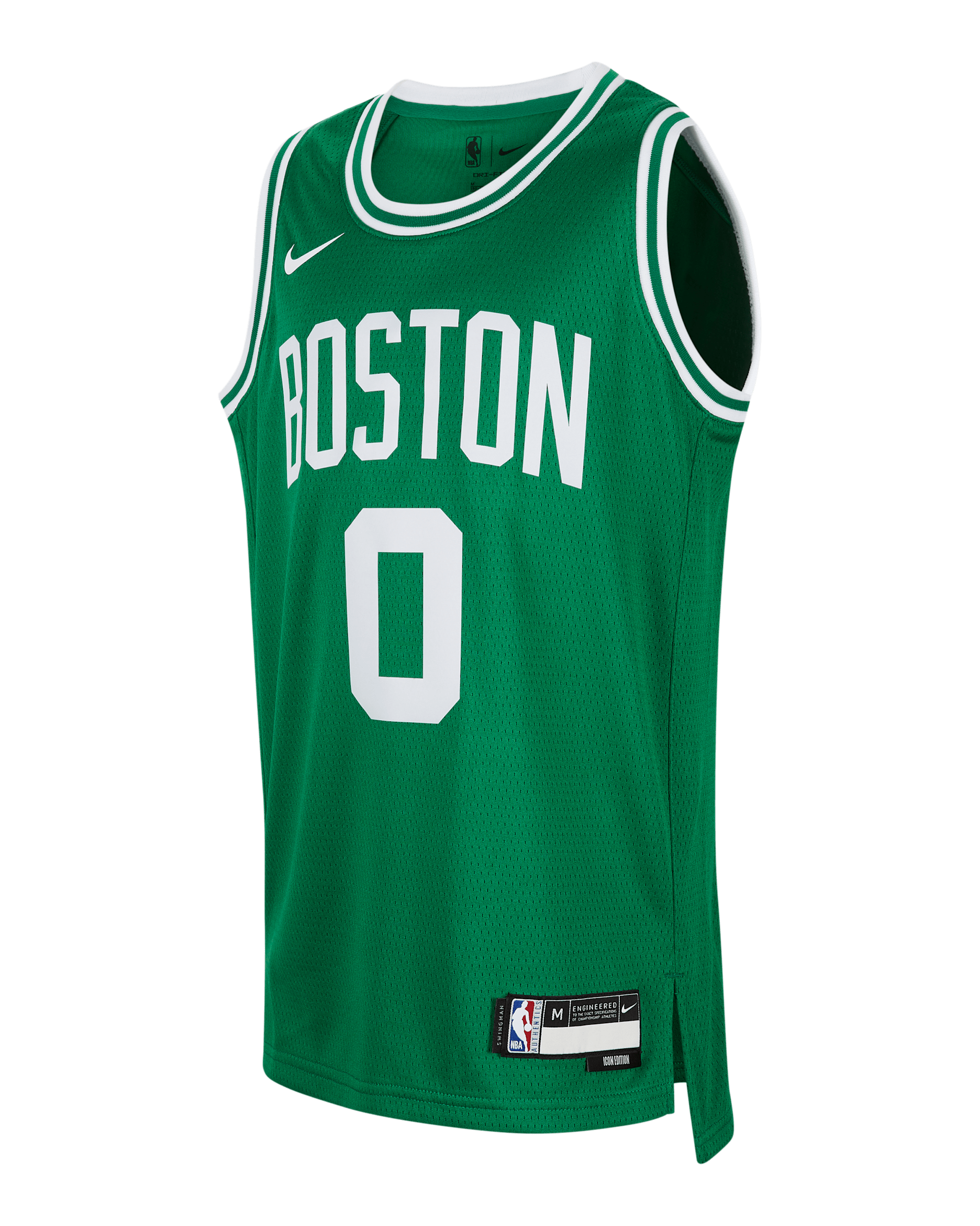 Jayson Tatum Boston Celtics 2023/24 Icon Edition Older Kids' Nike NBA Swingman Jersey - Clover