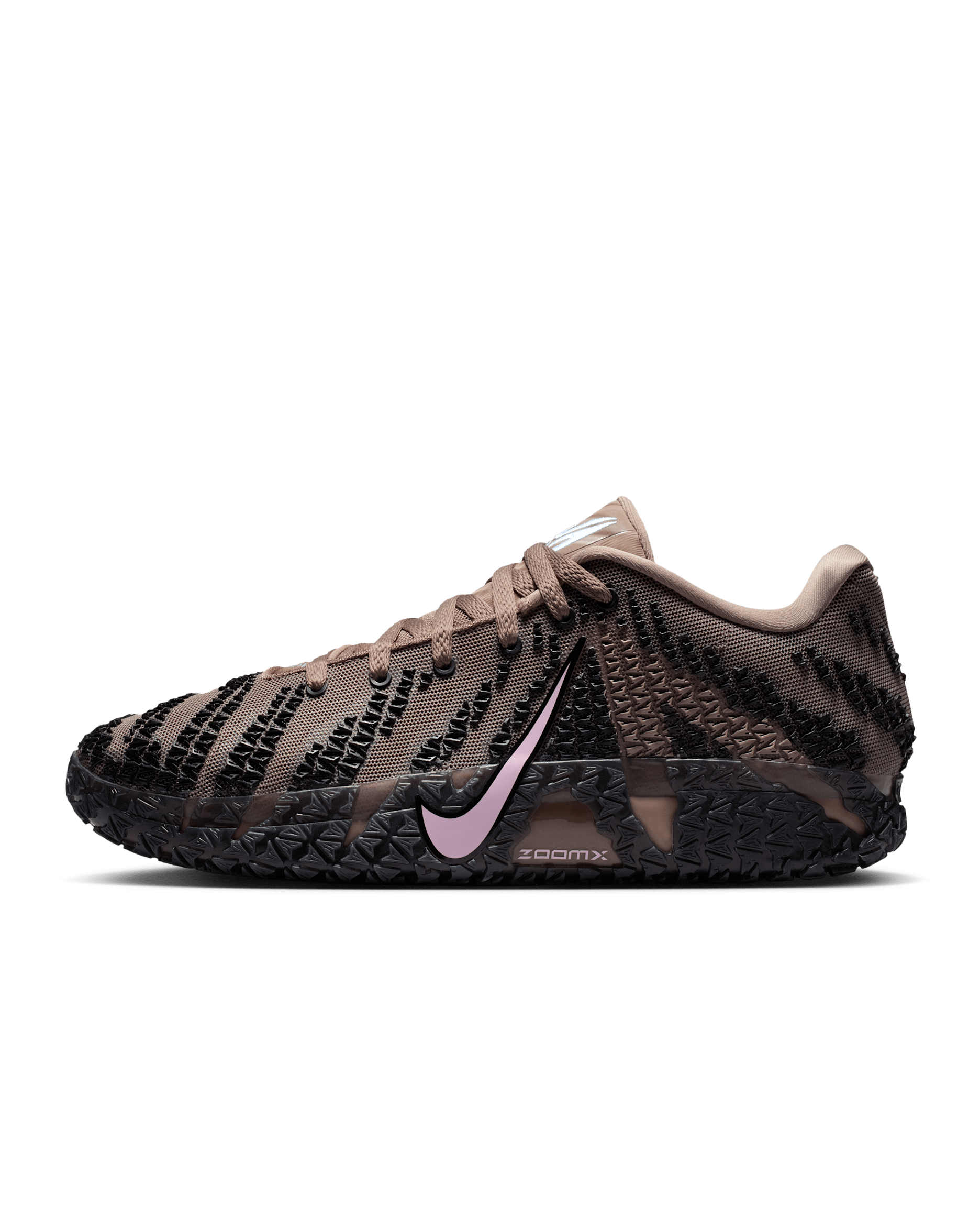 Ja 3 "Showstopper" EP Basketball Shoes - Mink Brown/Black/Pink Foam