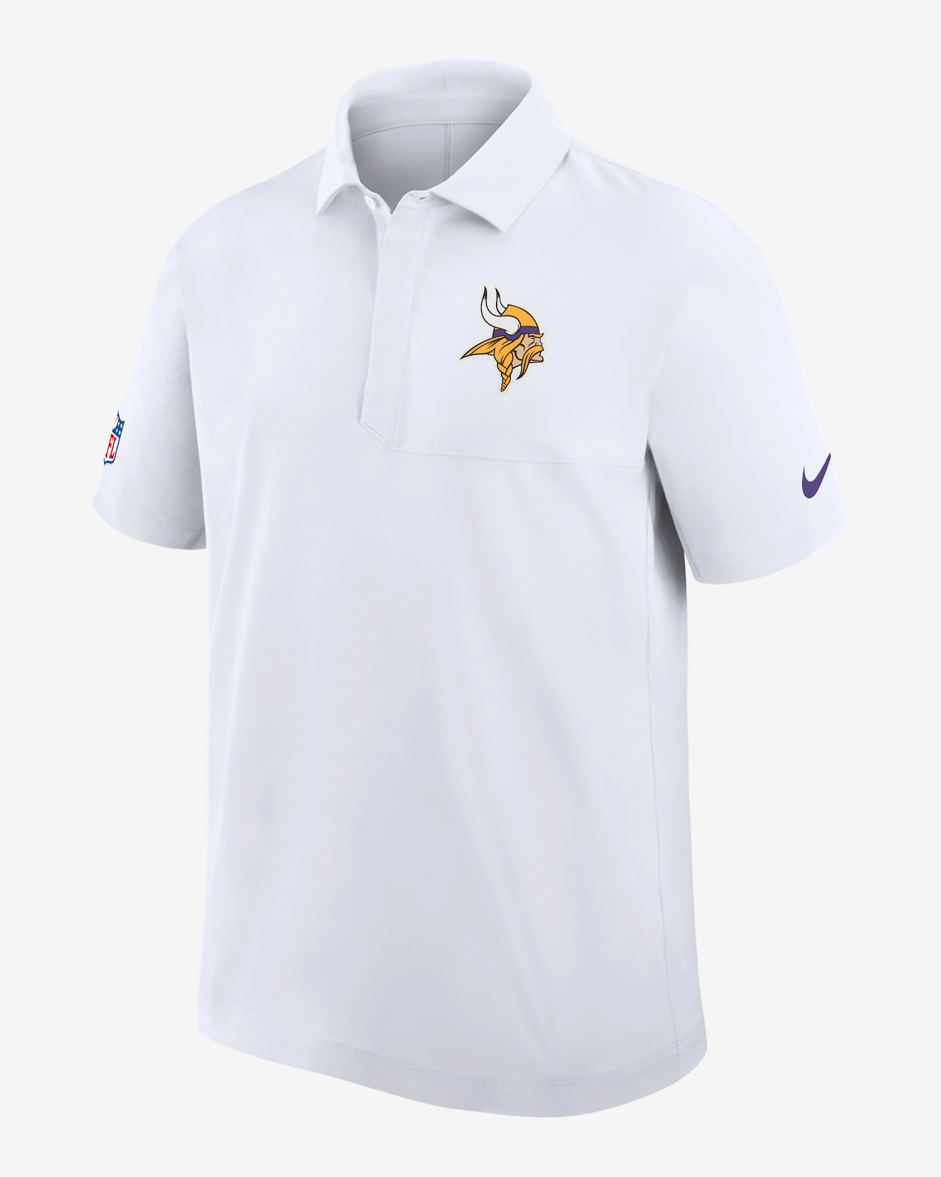 Polo Nike Dri-FIT de la NFL para hombre Minnesota Vikings City Pride Sideline - Blanco