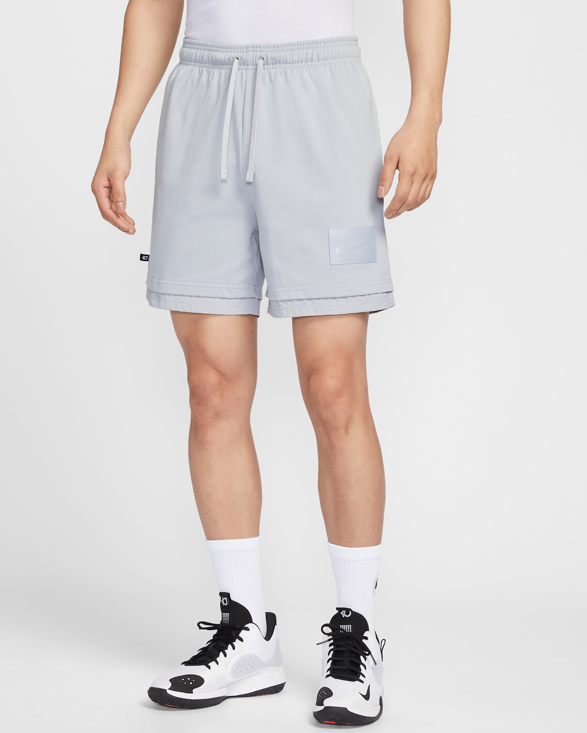 ケビン デュラント メンズ Dri-FIT 15cm バスケットボールショートパンツ - ウルフグレー/フォトンダスト