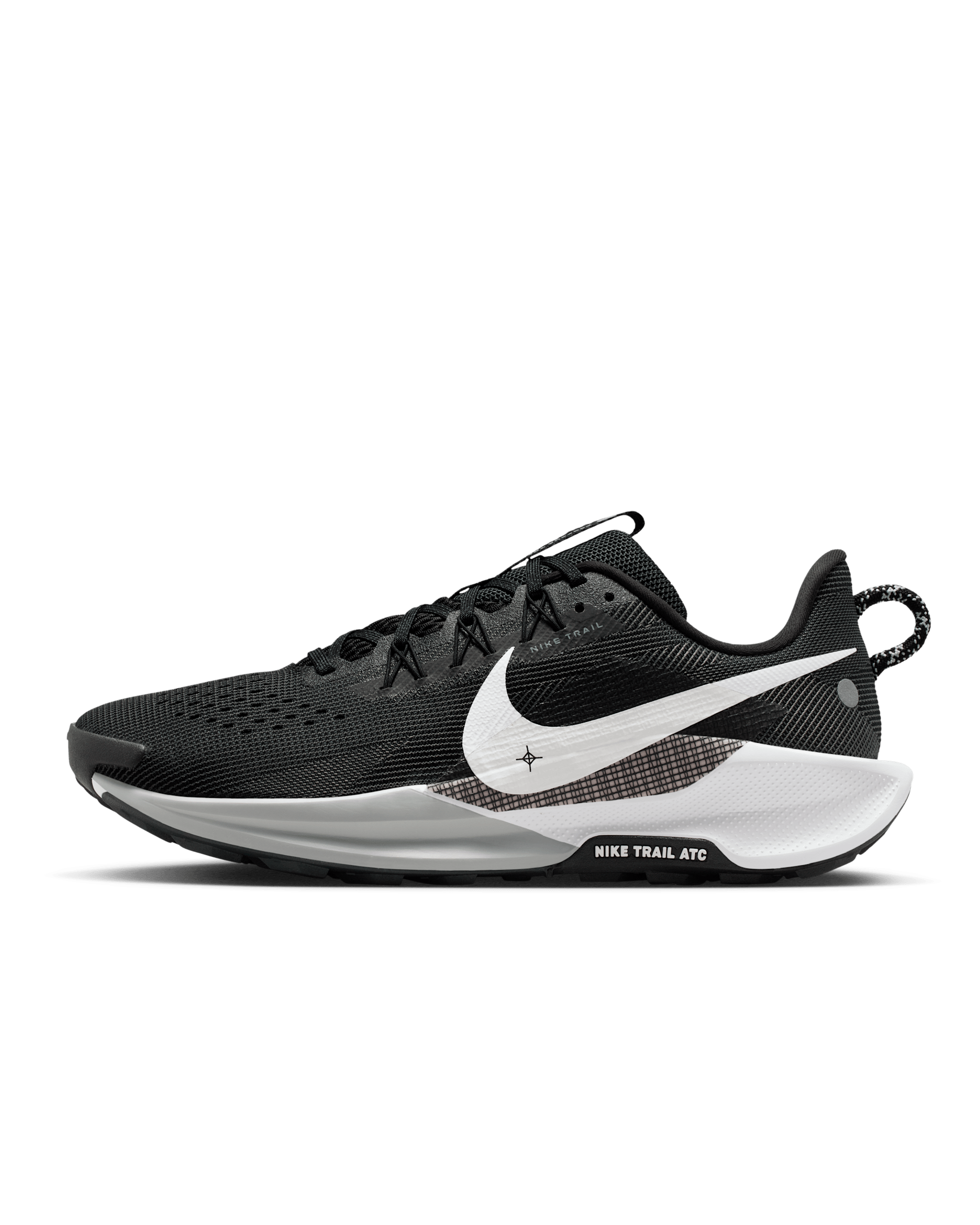 Nike Pegasus Trail 5 Traillaufschuh (extraweit, Herren) - Schwarz/Anthracite/Wolf Grey/Weiß