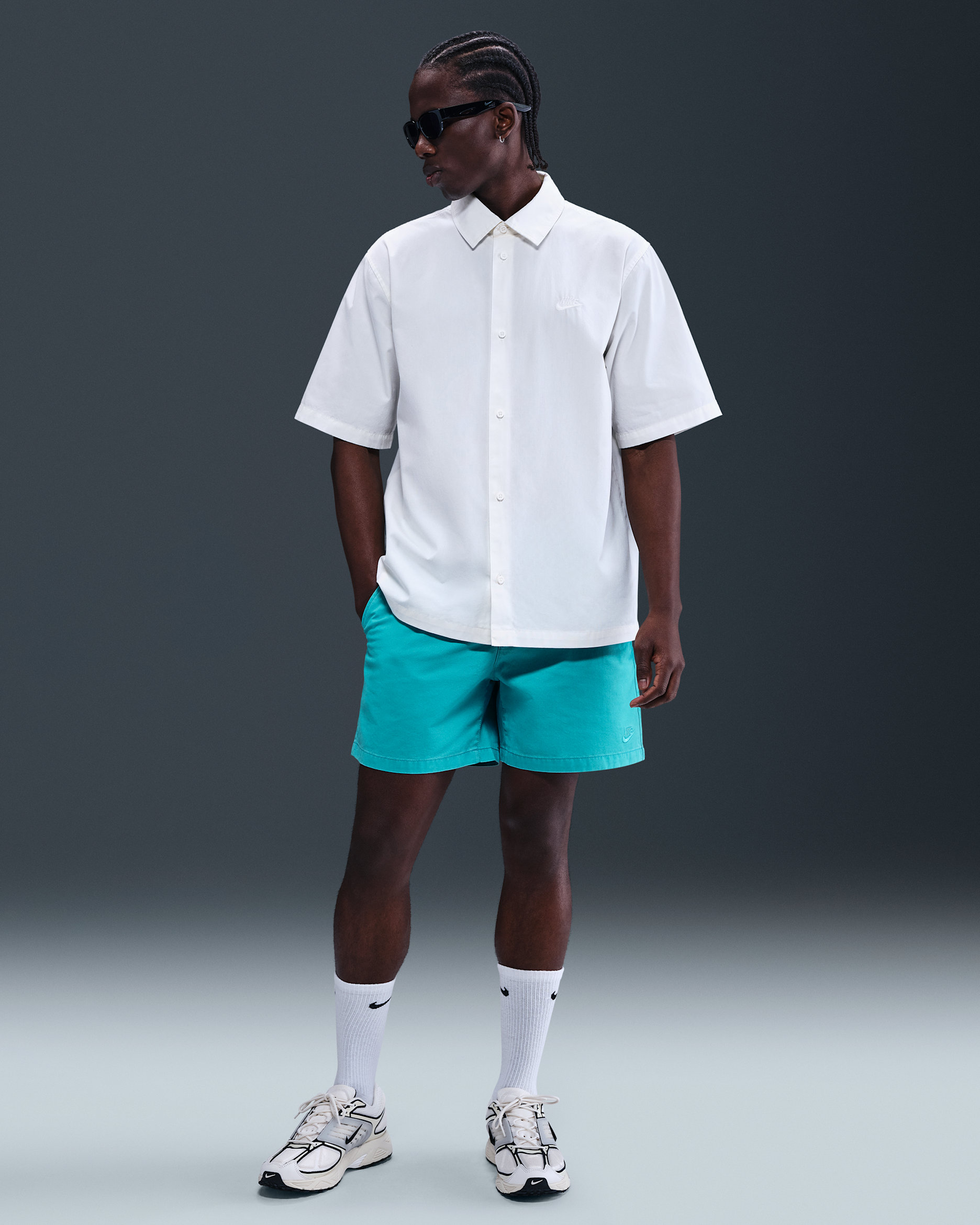 Shorts chinos con efecto lavado para hombre Nike Club - Cactus empolvado/Cactus empolvado