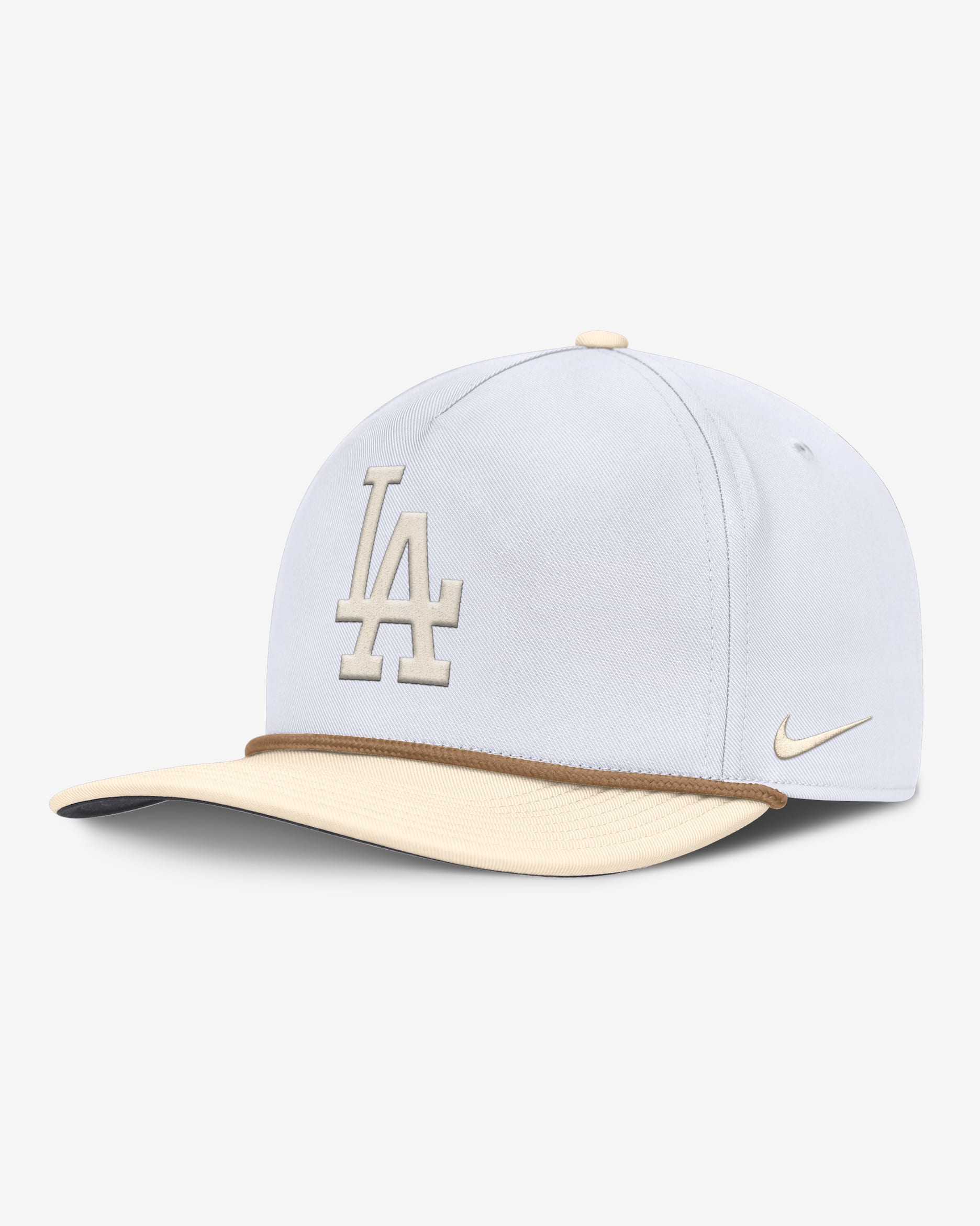 Los Angeles Dodgers Pro Men’s Nike AeroBill MLB Adjustable Hat - White