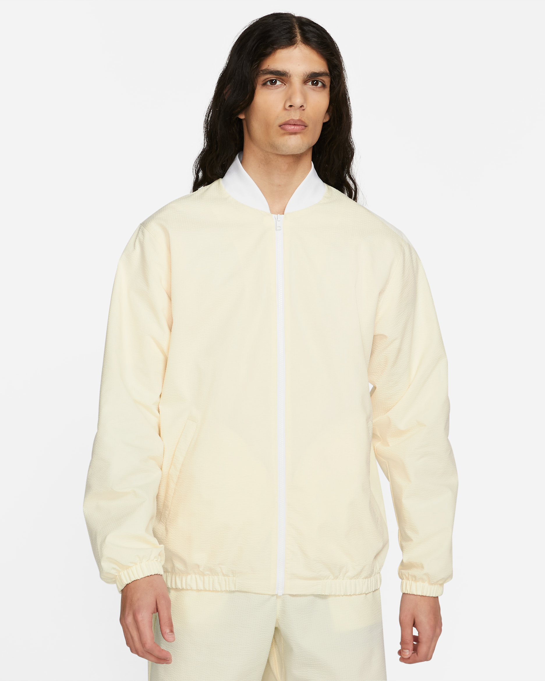Nike SB Skate Bomber Jacket - Coconut Milk/White