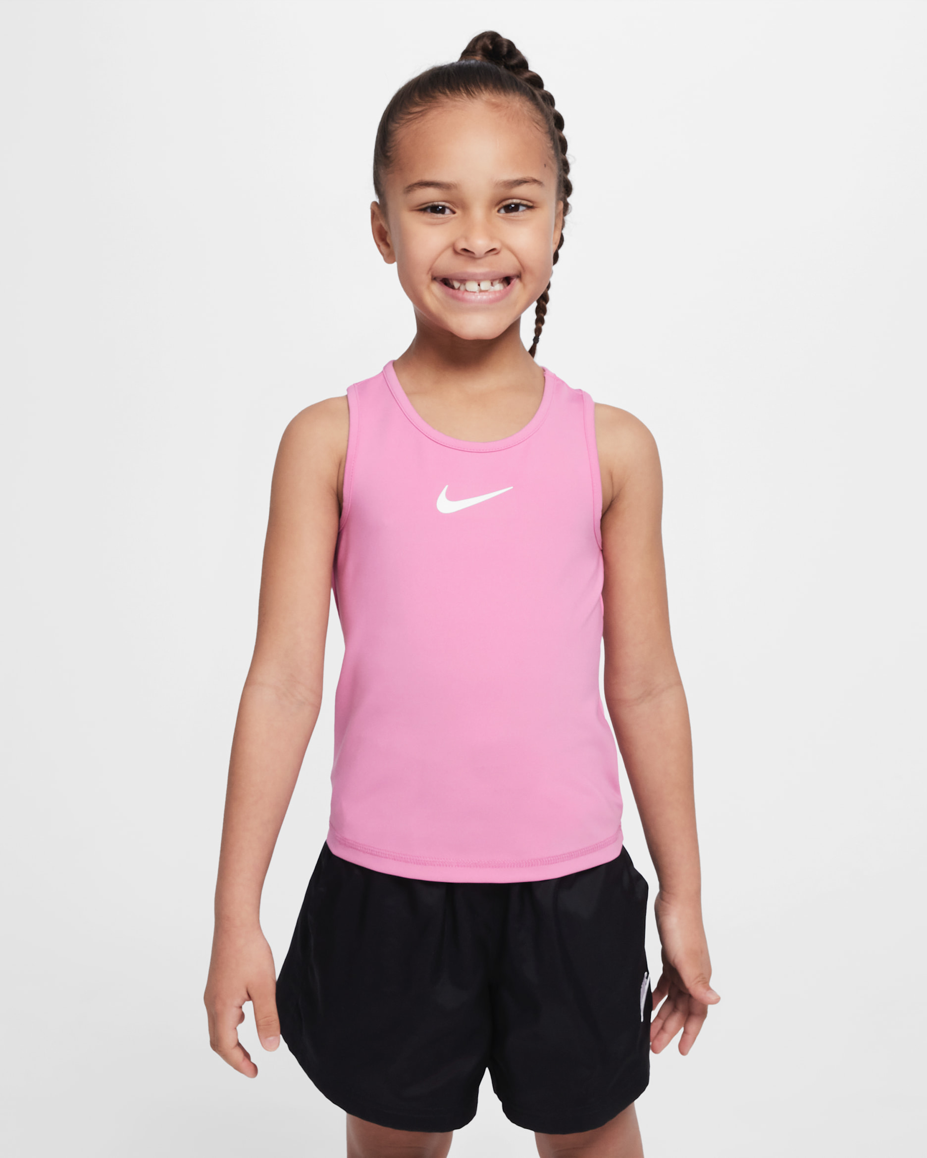 Nike Dri-FIT Pro Little Kids' Tank Top - Magic Flamingo