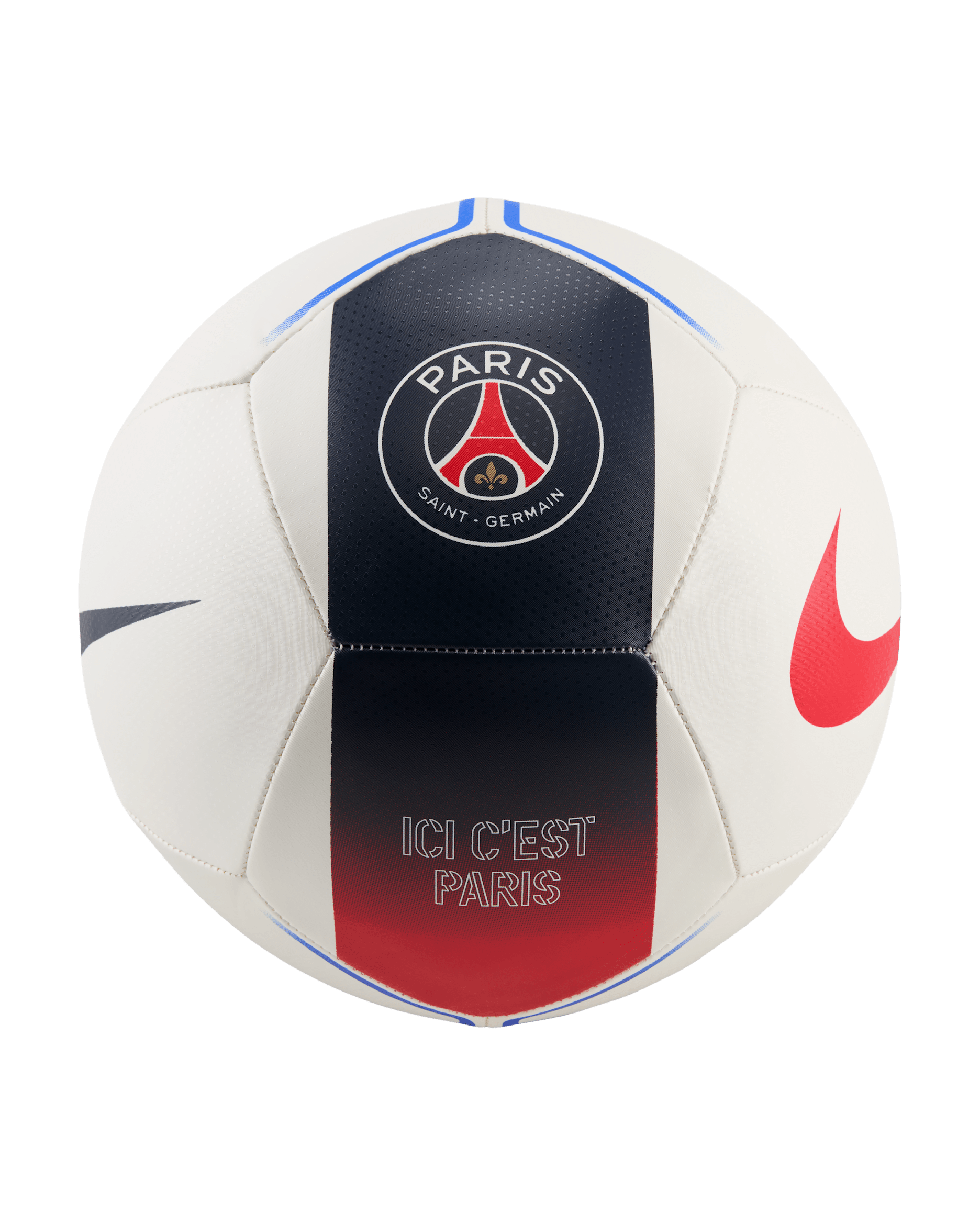 Paris Saint-Germain 2025/2026 Nike Pitch Ball - White/Midnight Navy/University Red/University Red