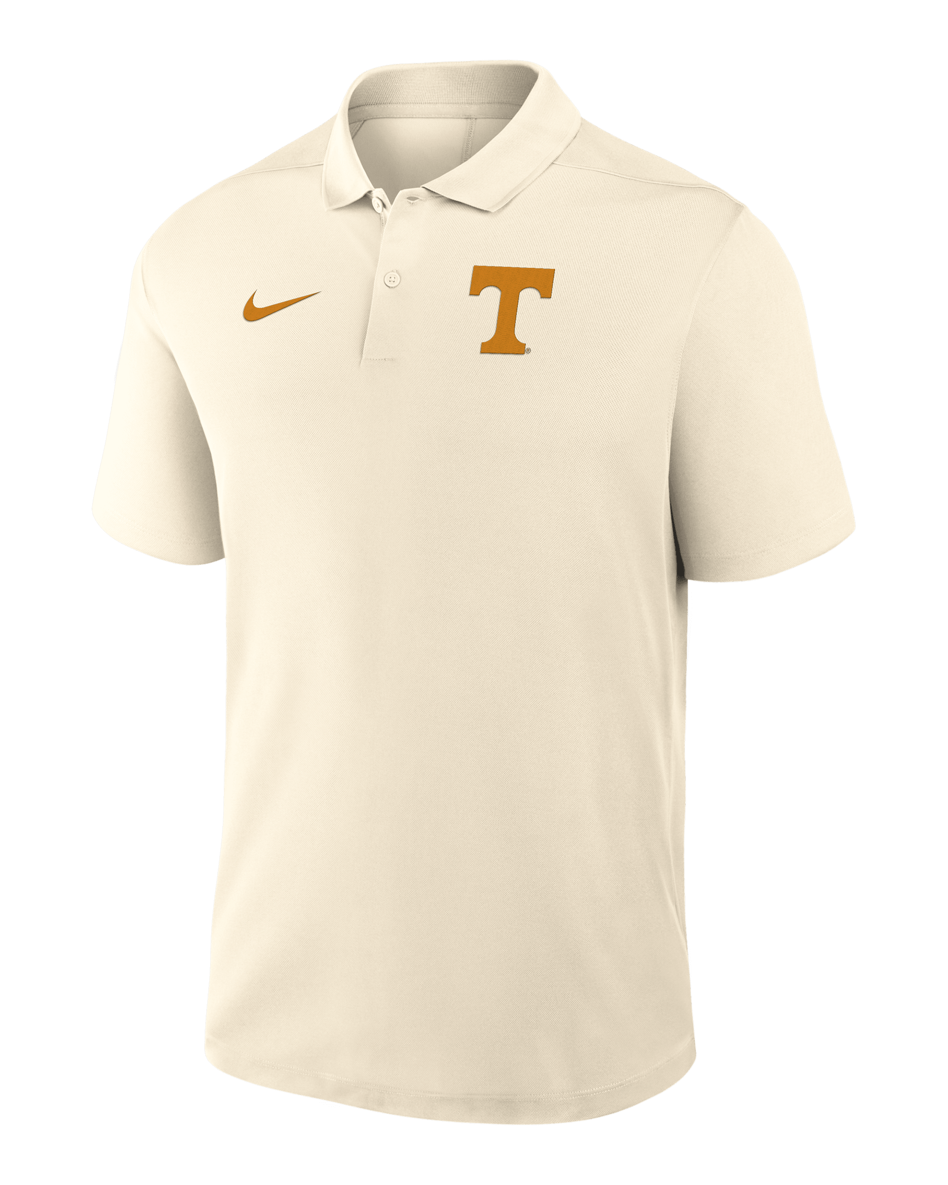 Tennessee Victory Primary Logo Men's Nike Dri-FIT College Polo - Tan/Beige