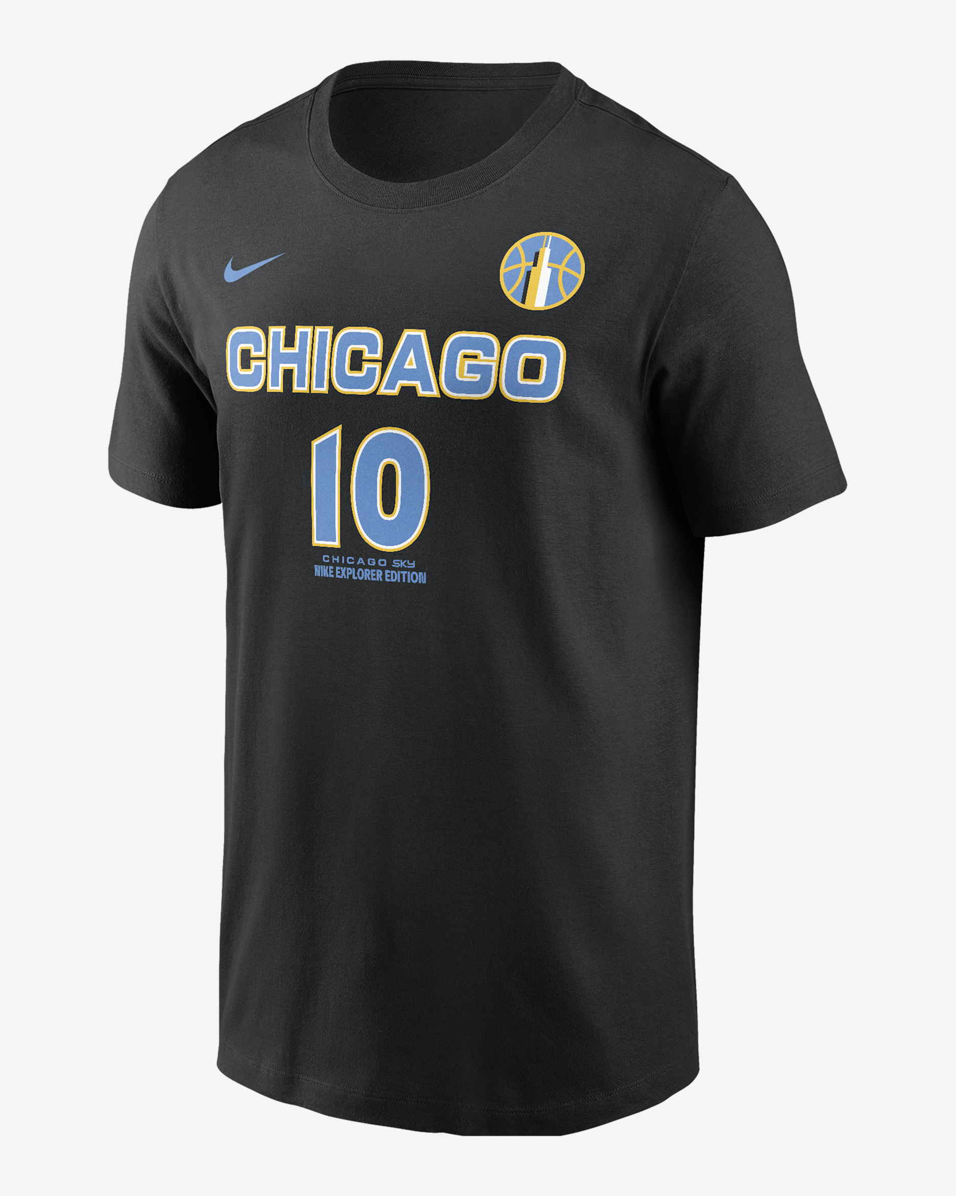 Kamilla Cardoso Chicago Sky Explorer Edition Nike WNBA T-Shirt - Black