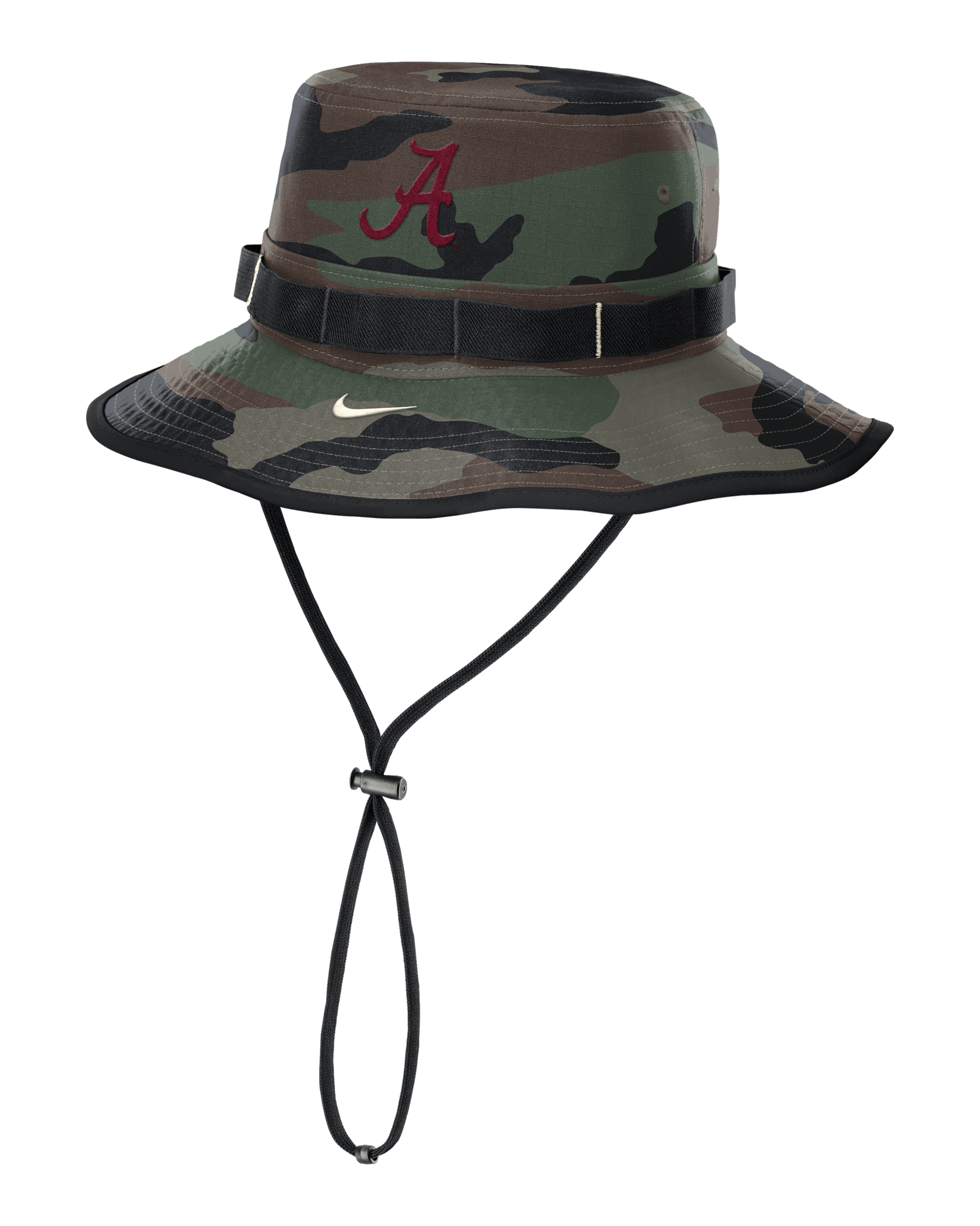 Alabama 2025 Military Appreciation Boonie Men's Nike Dri-FIT College Bucket Hat - Olive
