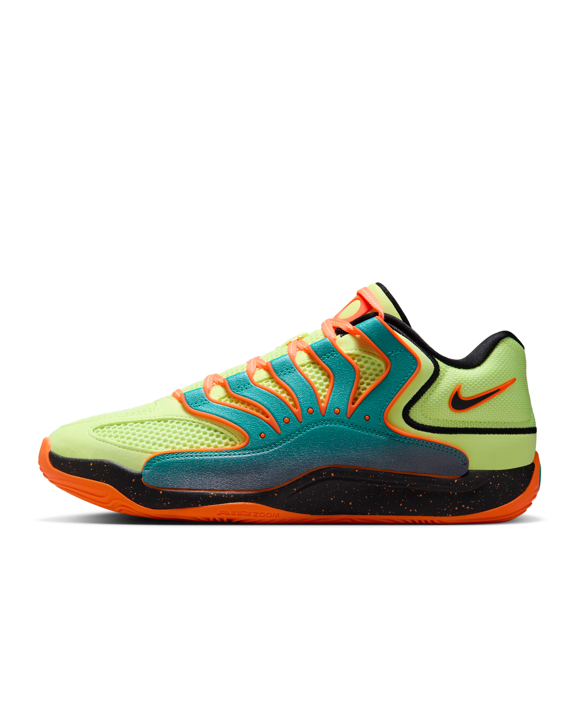 KD18 'New Timeline' Basketball Shoes - Clear Jade/Liquid Lime/Black