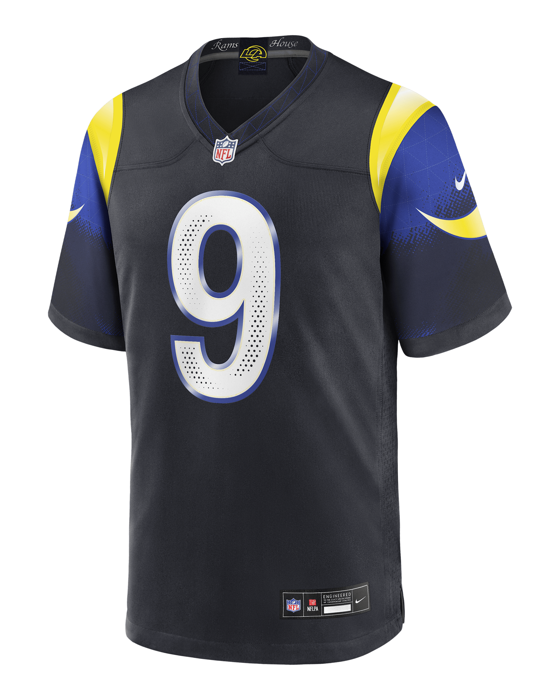 Matthew Stafford Los Angeles Rams Rivalries Collection Men’s Nike NFL Game Jersey - Navy