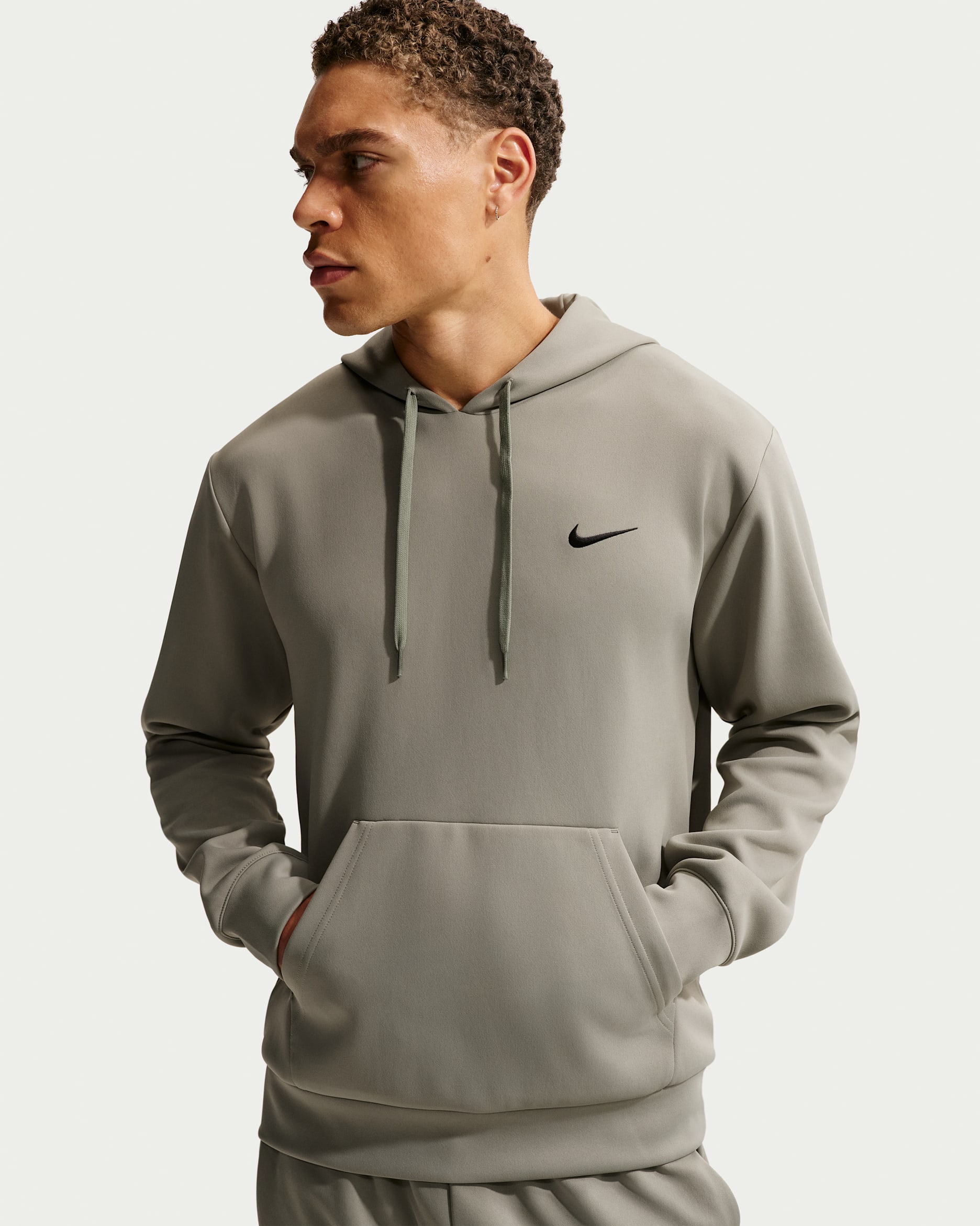 Nike Flex Men's Dri-FIT UV Protection Pullover Hoodie - Light Army/Light Army/Black