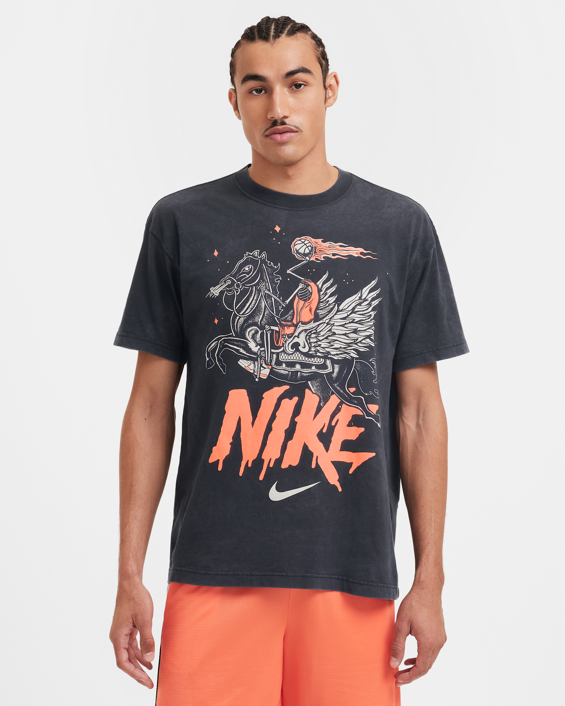 Nike Men's Max90 Basketball T-Shirt - Black